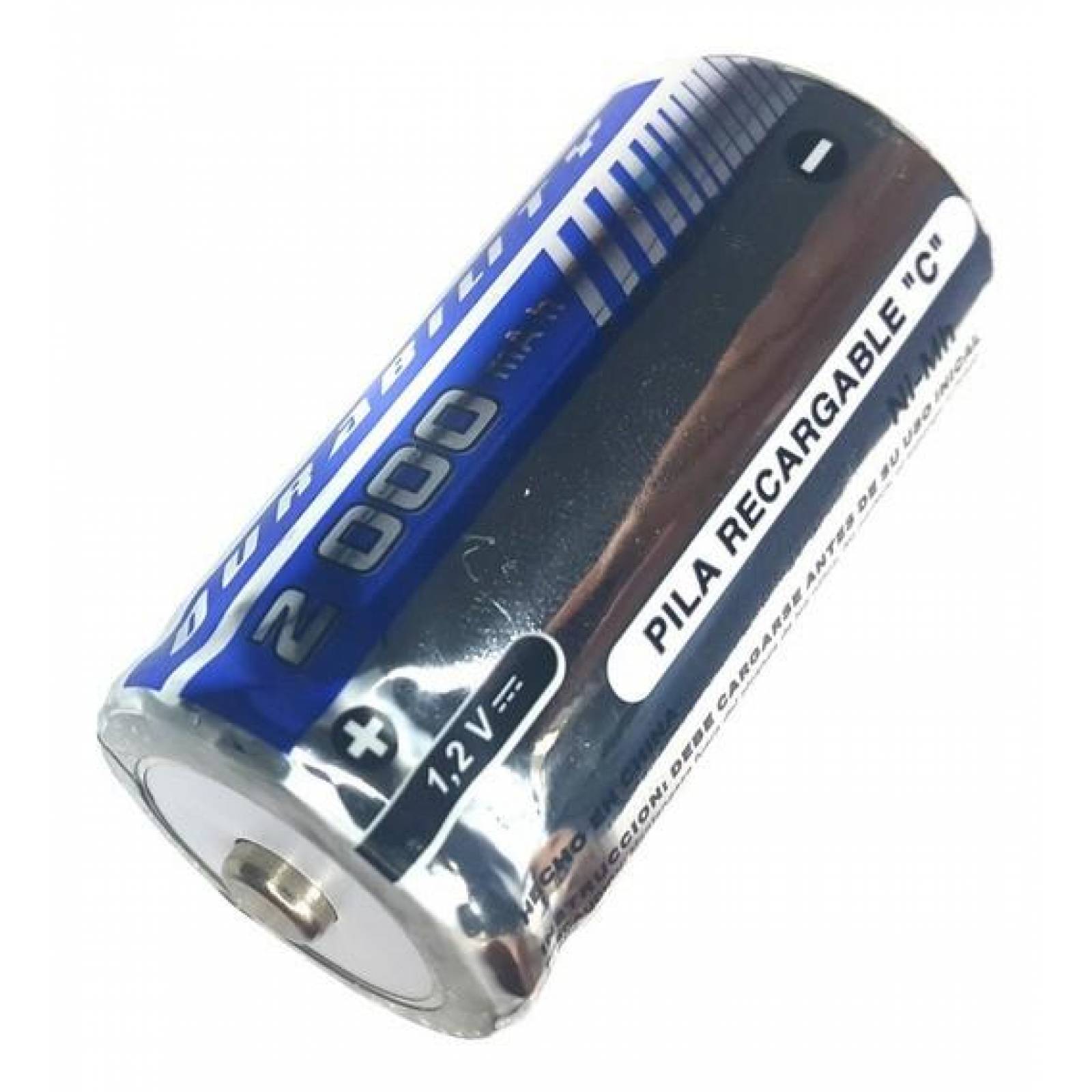 Par De Pilas BaterÍAs Recargables Ni-Mh 1.2V 2000Mah Tipo C 