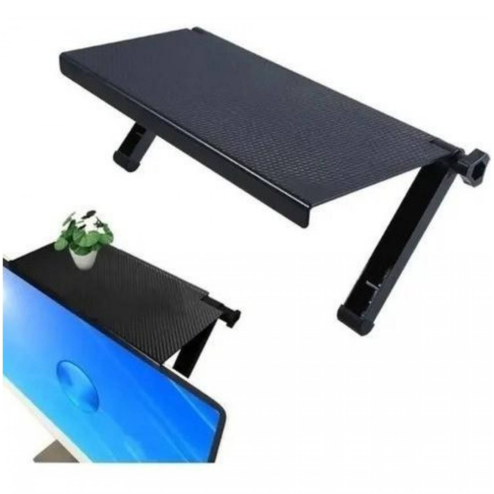 Repisa flotante de plastico para monitor 