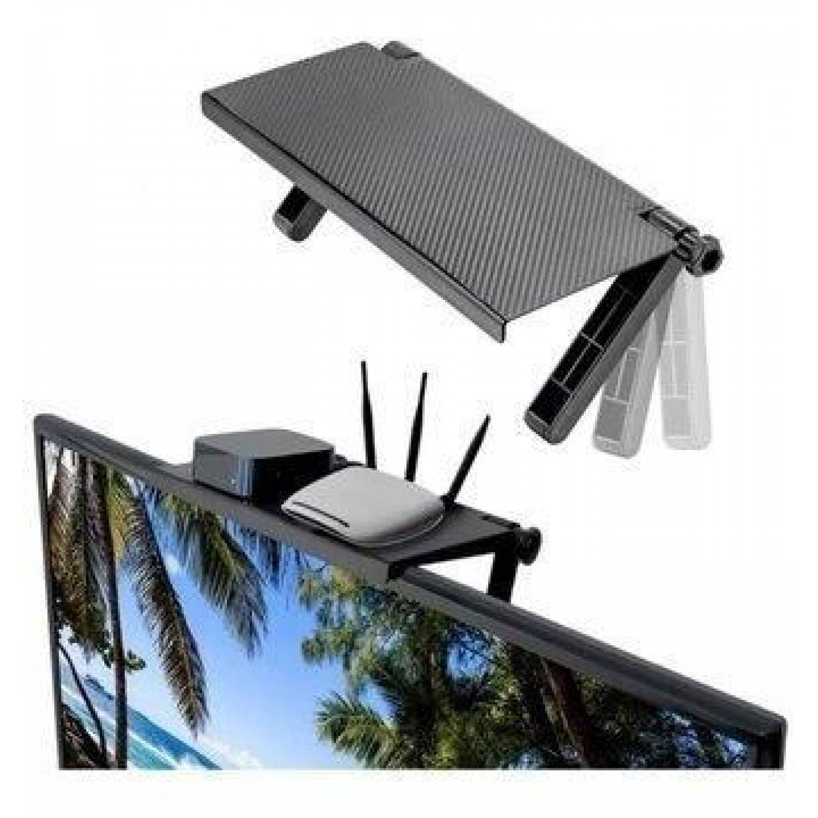 Repisa flotante de plastico para monitor 