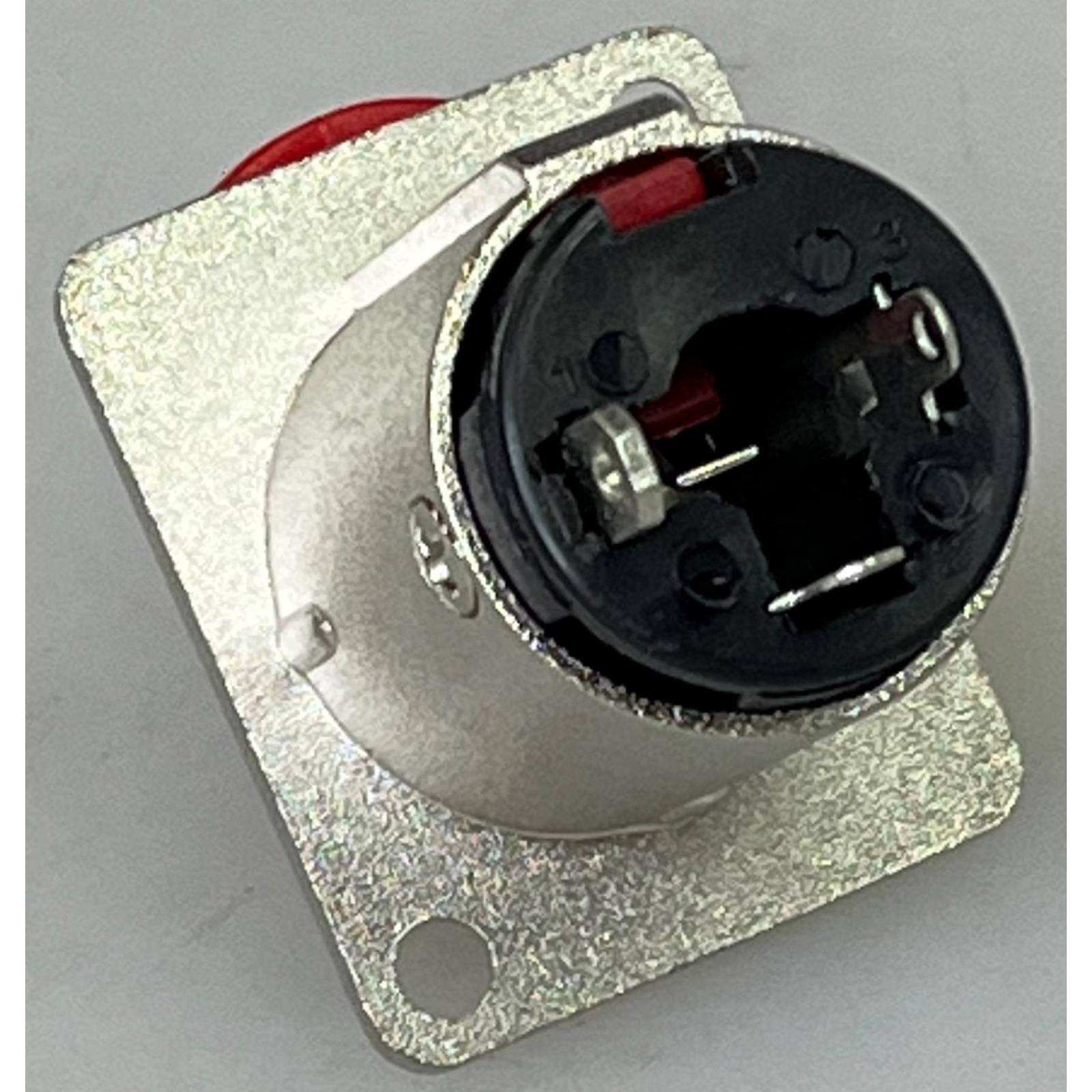 conector jack 6,3mm para chasis con seguro 