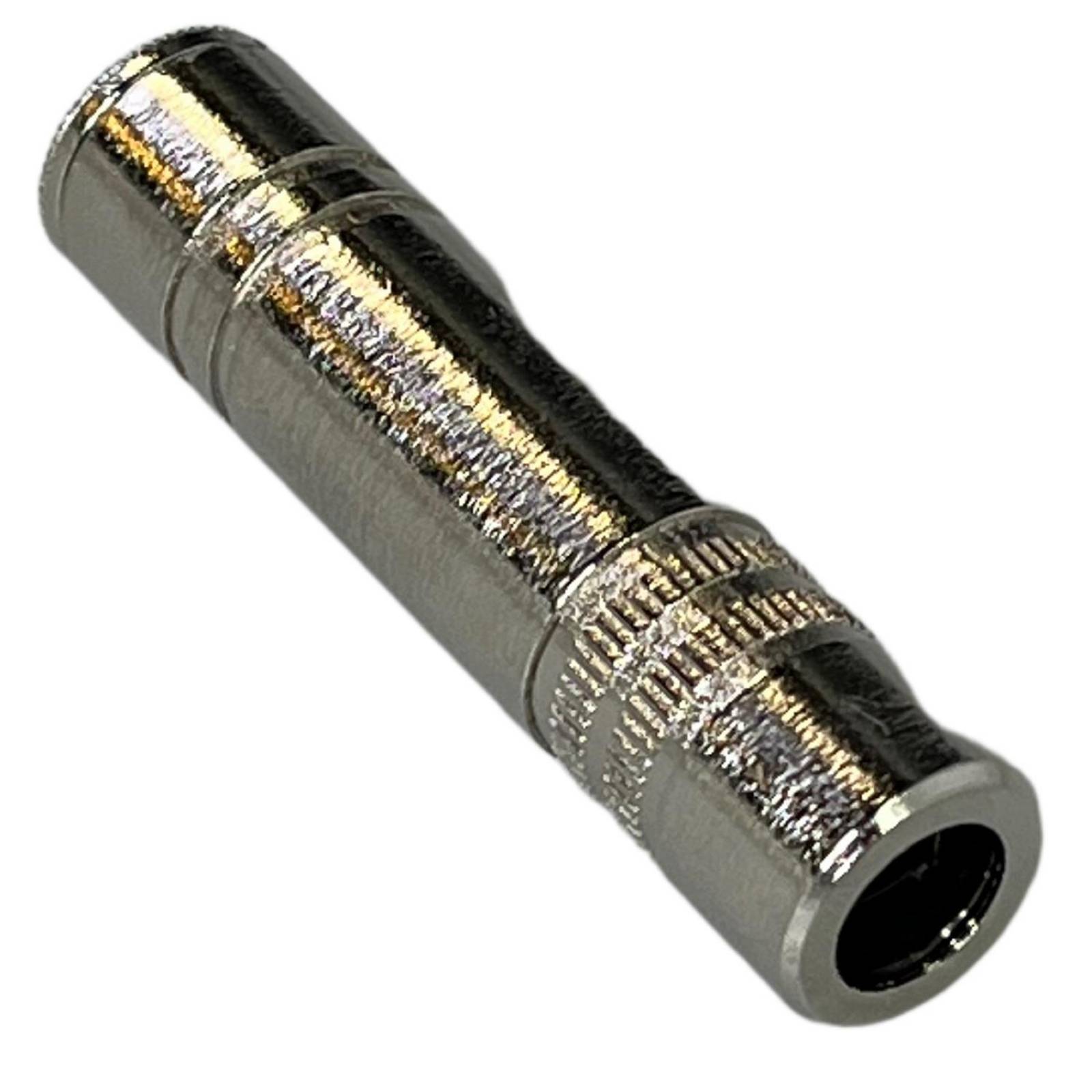 conector jack 6,3mm para extension metalico estereo 