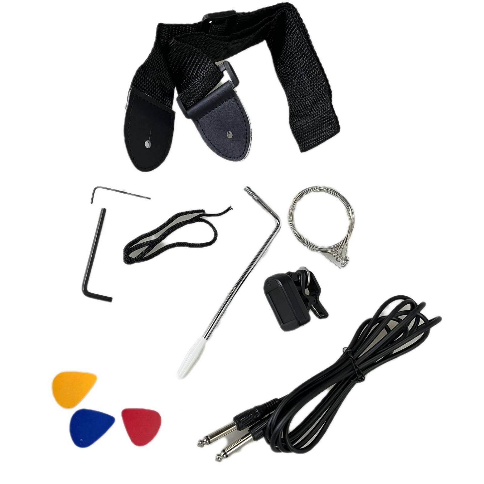 Kit de Guitarra electrica SOMBREADA profesional funda amplificador afinador 