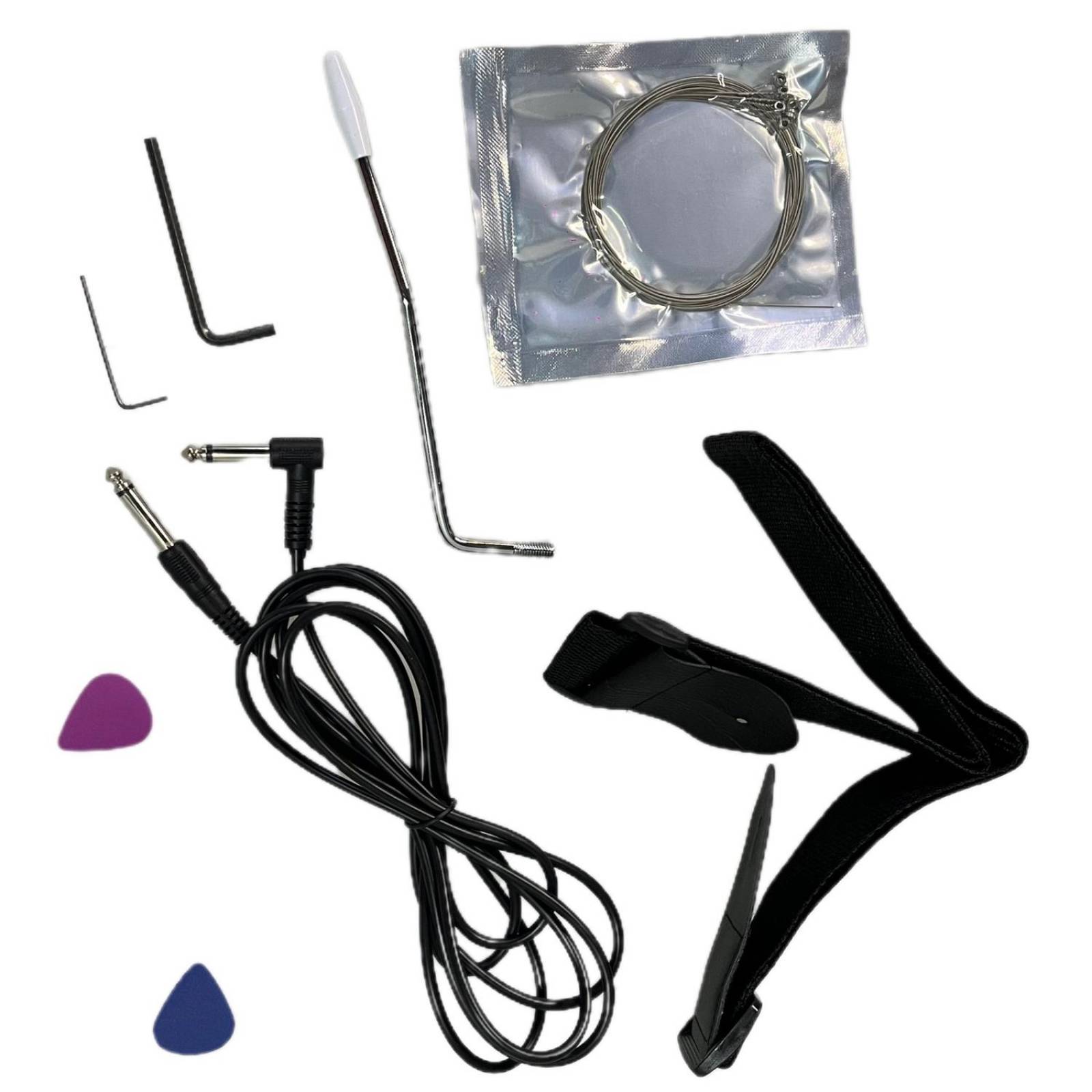 Kit de Guitarra electrica NEGRA profesional funda amplificador 
