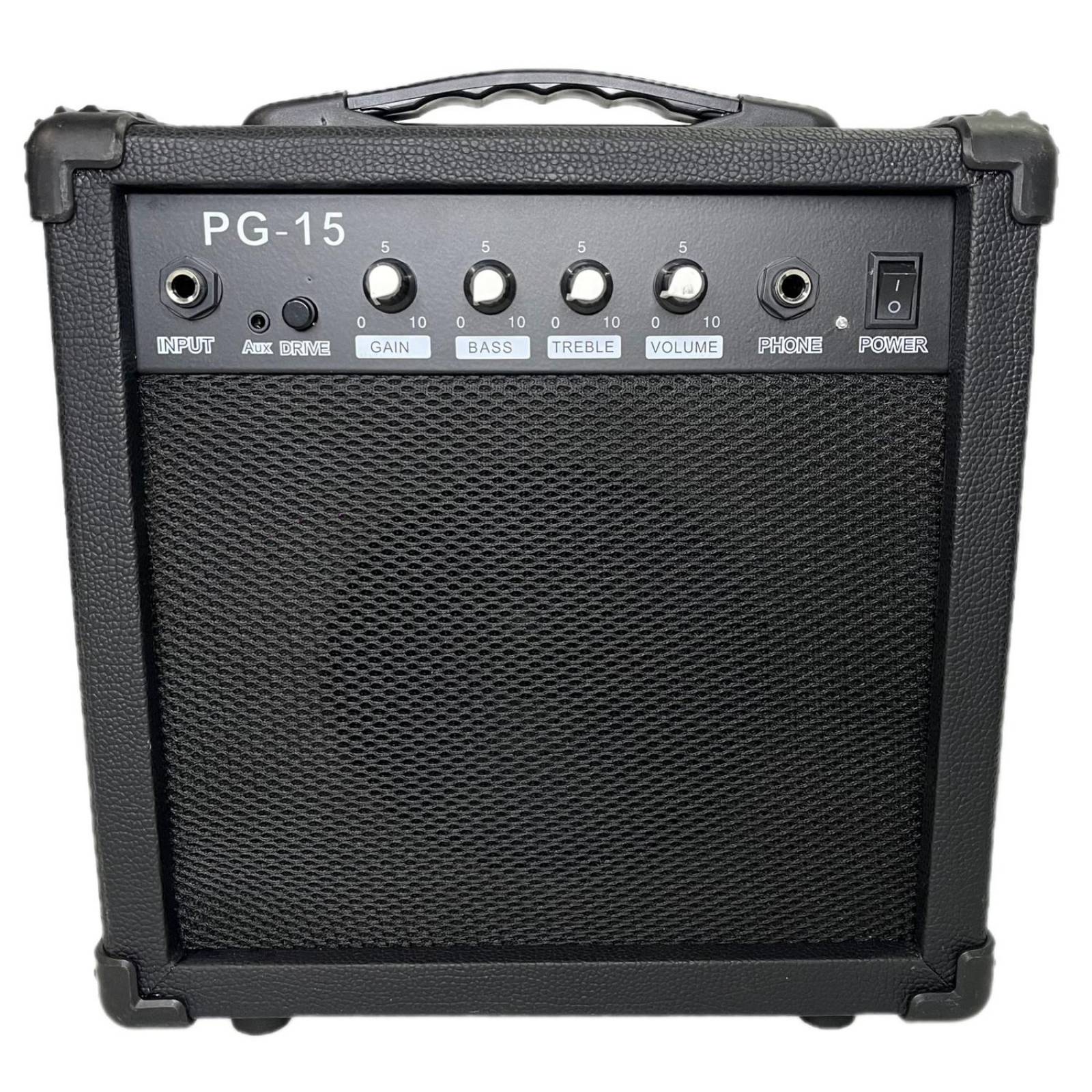 Kit de Guitarra electrica NEGRA profesional funda amplificador 