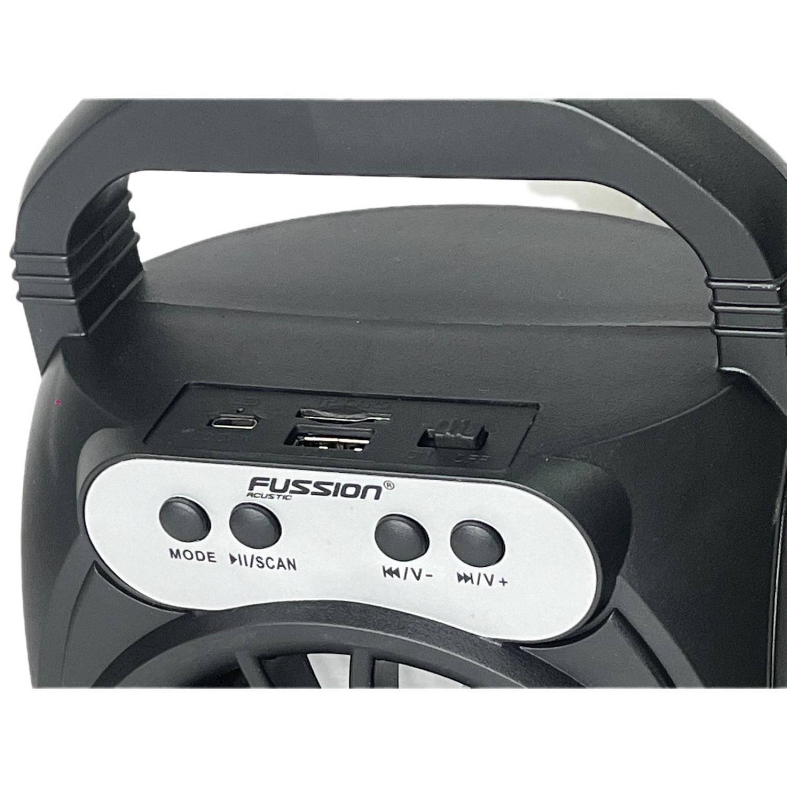 Bocina bafle 4 pulgadas ISP-3021 bluetooth usb microsd fm auxiliar 