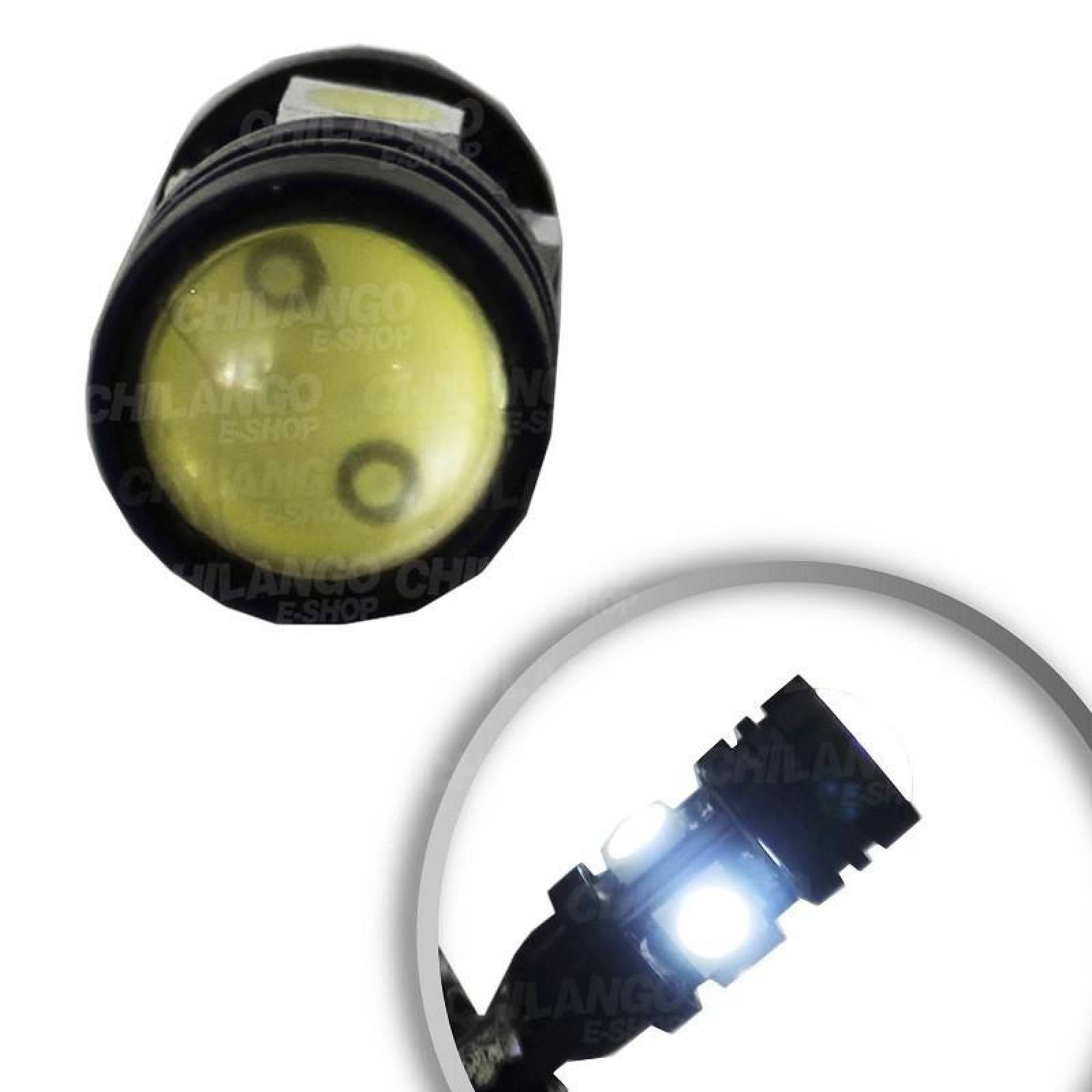 FOCO DE PELLIZCO 4 LEDS SMD 5050 Y 1 LED COB BLANCO 