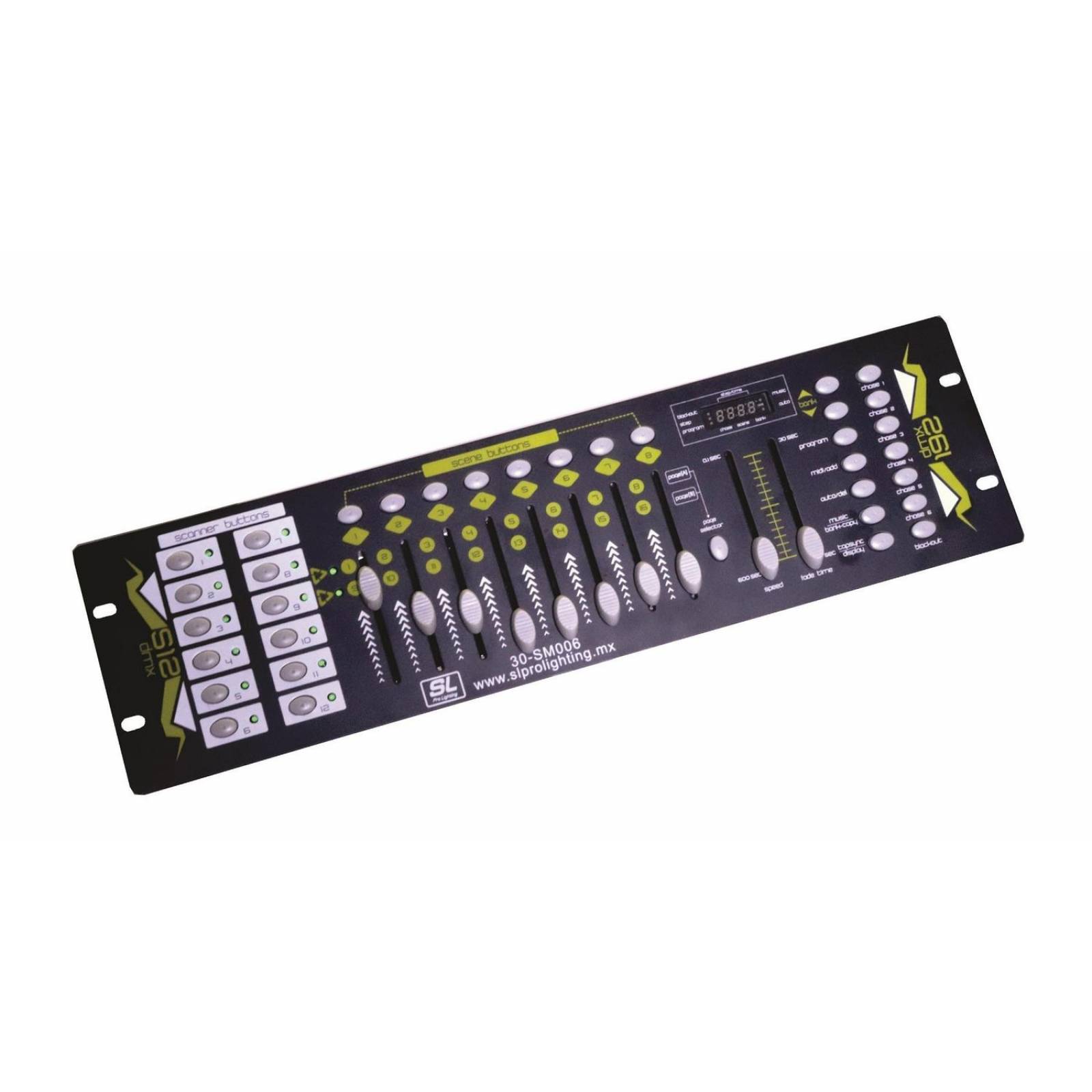 Controlador DMX 16 Canales Iluminacion Escenas SL 