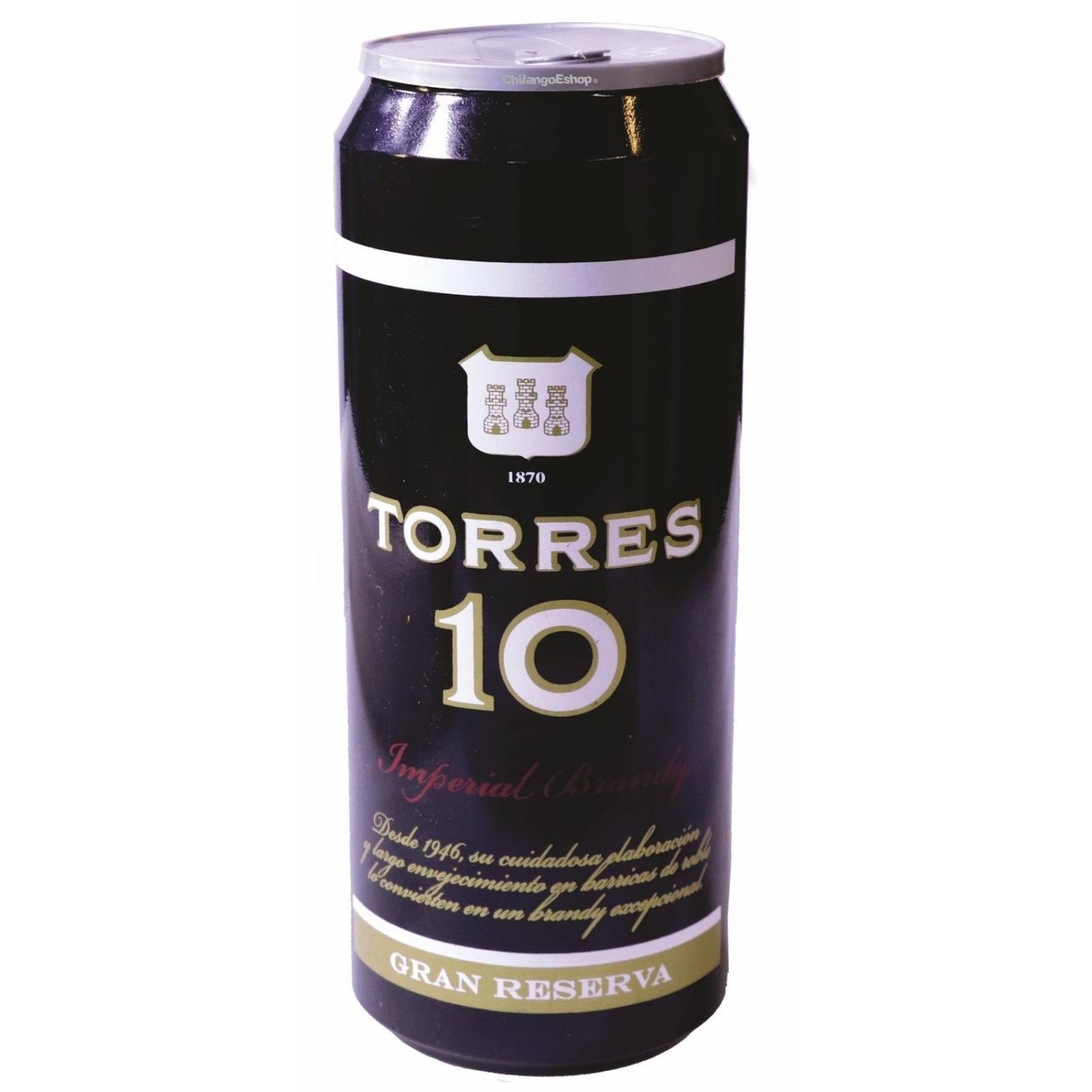 VASO LATA GIGANTE RELLENABLE 2 LITROS TORRES 10 