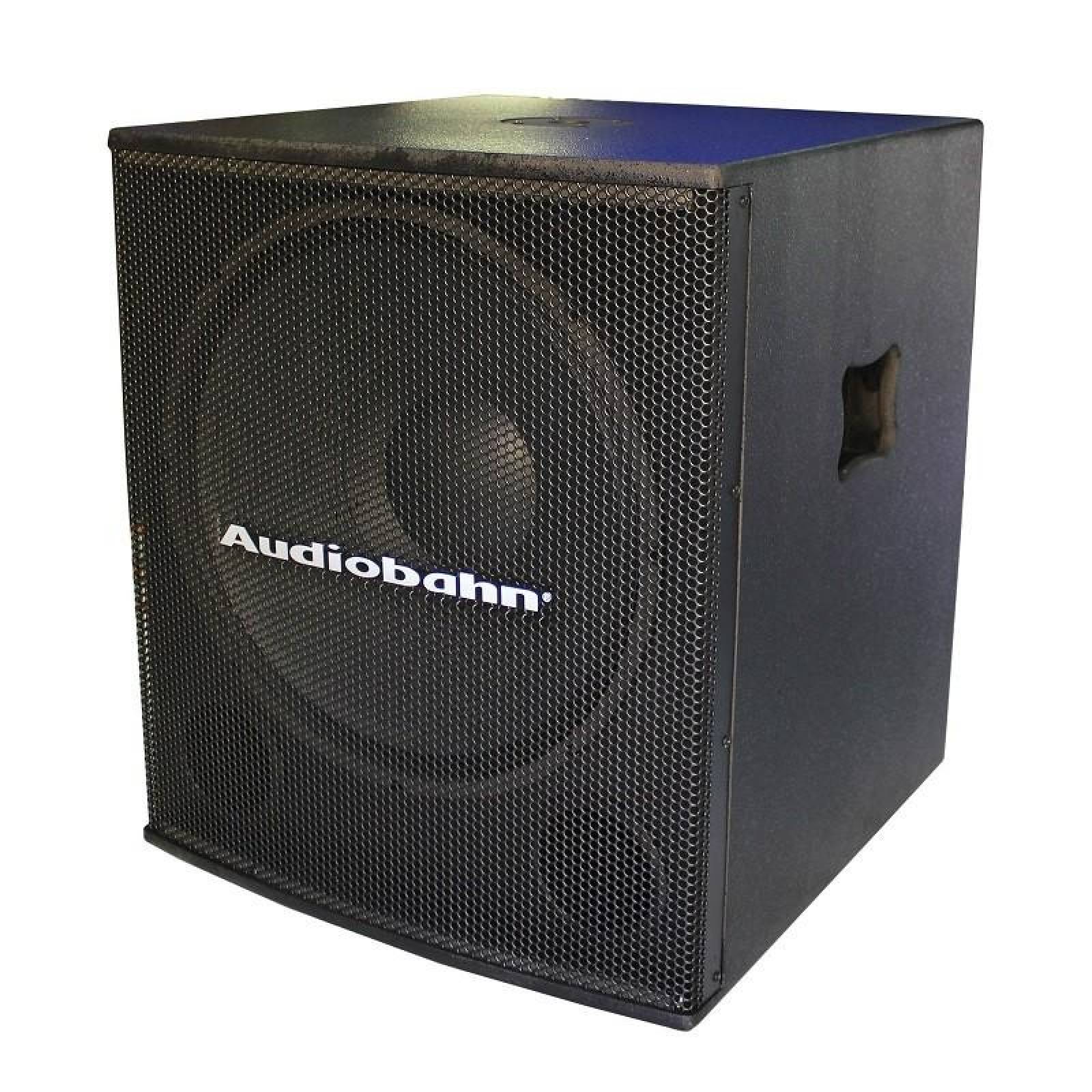 Subwoofer Bi amplificado 18 pulgadas Audiobahn ASUB18X 