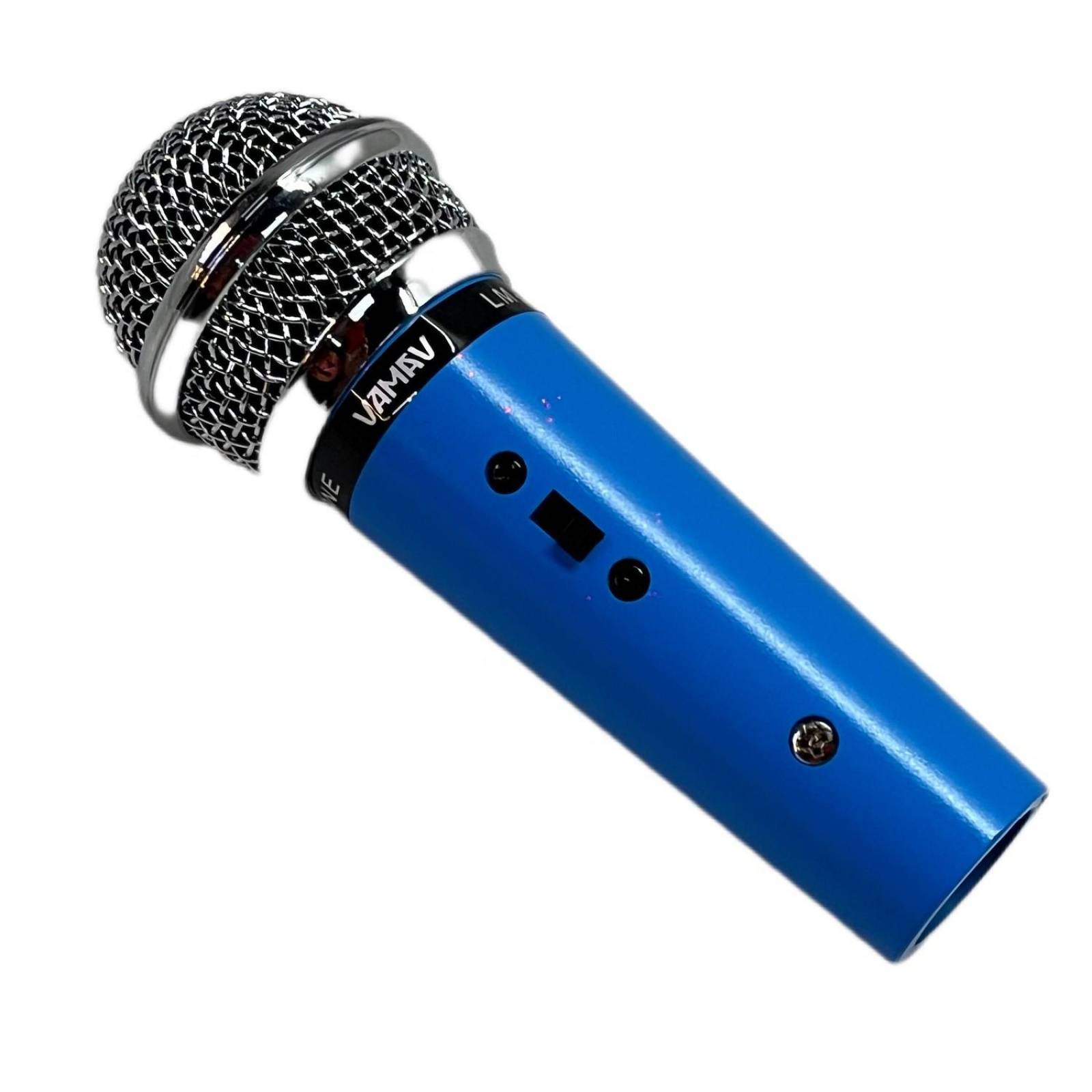 Mini Microfono Dinamico Azul VAMAV LM-33C 