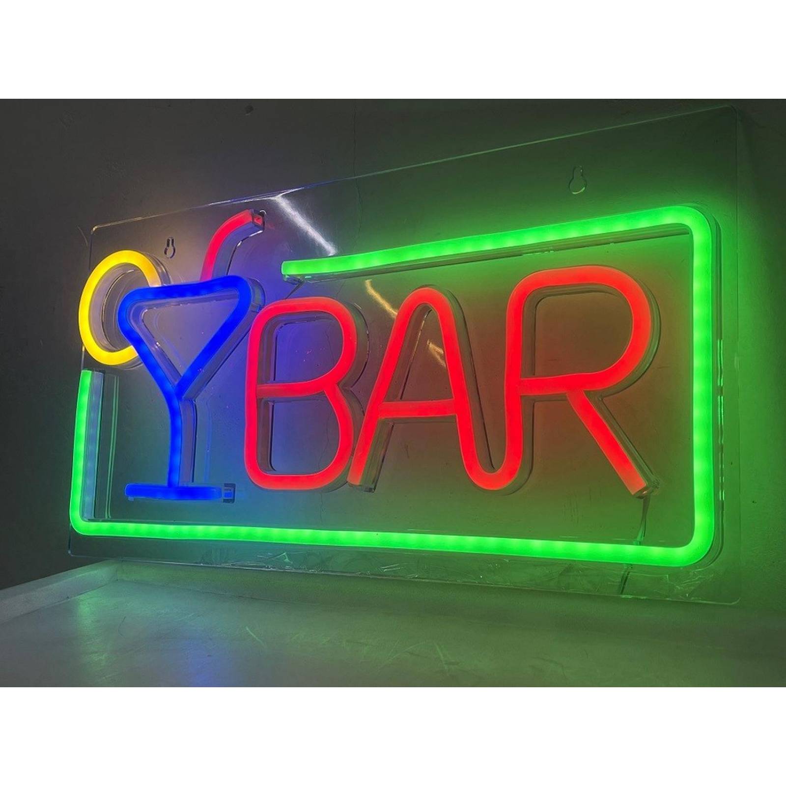 Anuncio luminoso leds tipo neon BAR 