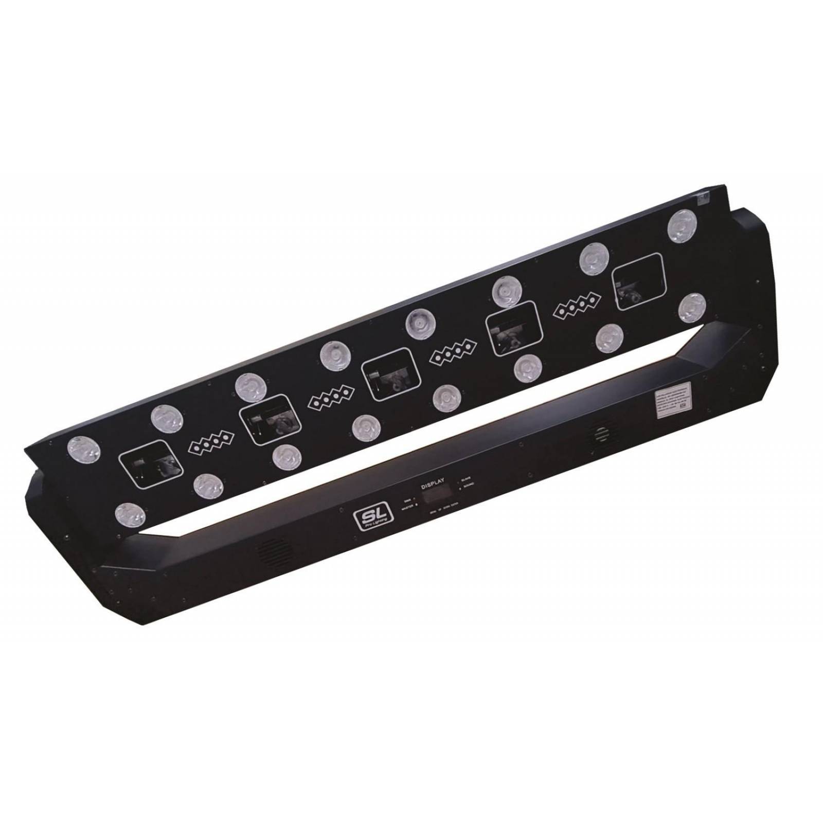 Luz Disco Barra Laser LedBar 5 Eyes RGB + 16 Led 5w 