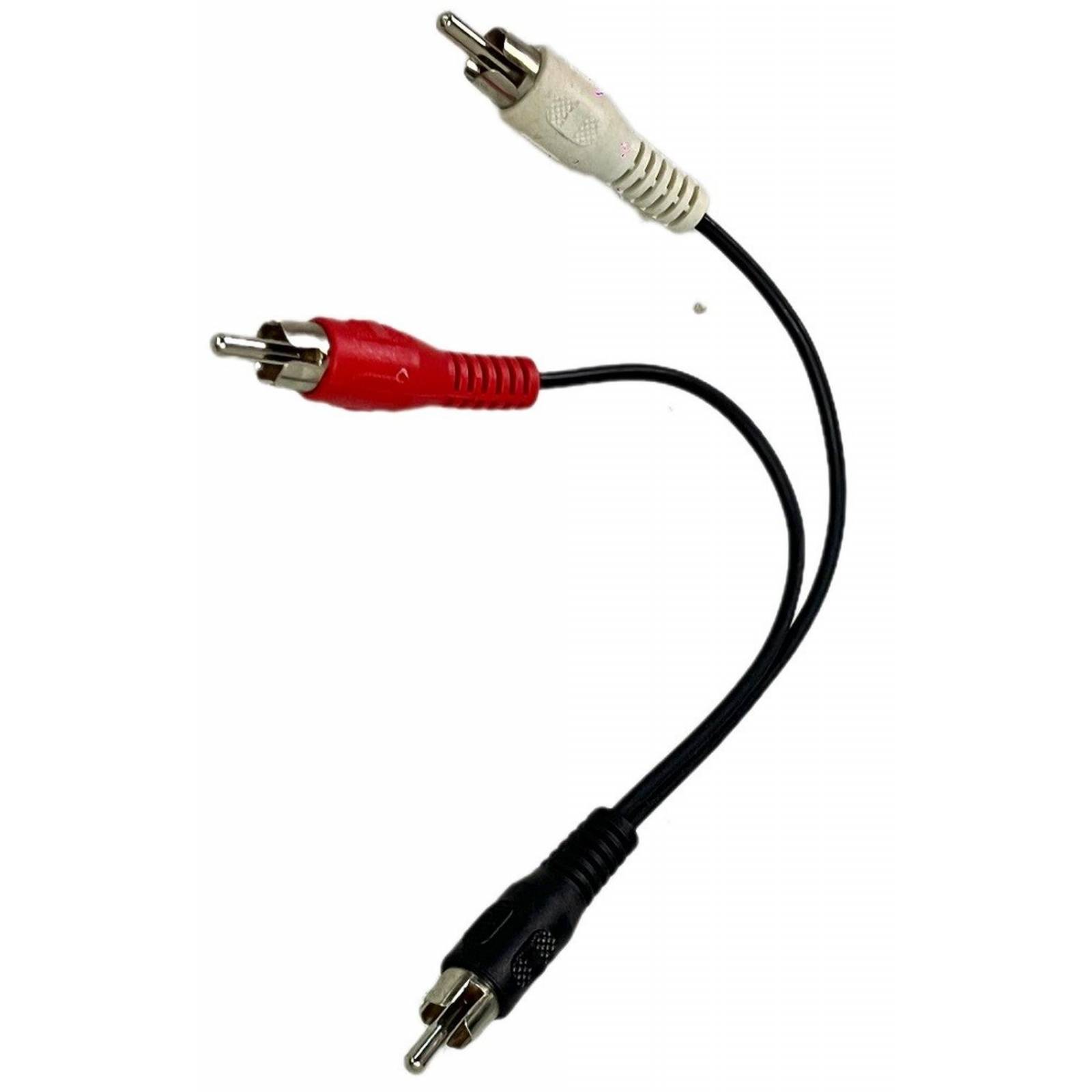 Extension Y 2 Plug Rca A 1 Plug Rca 15 cm 