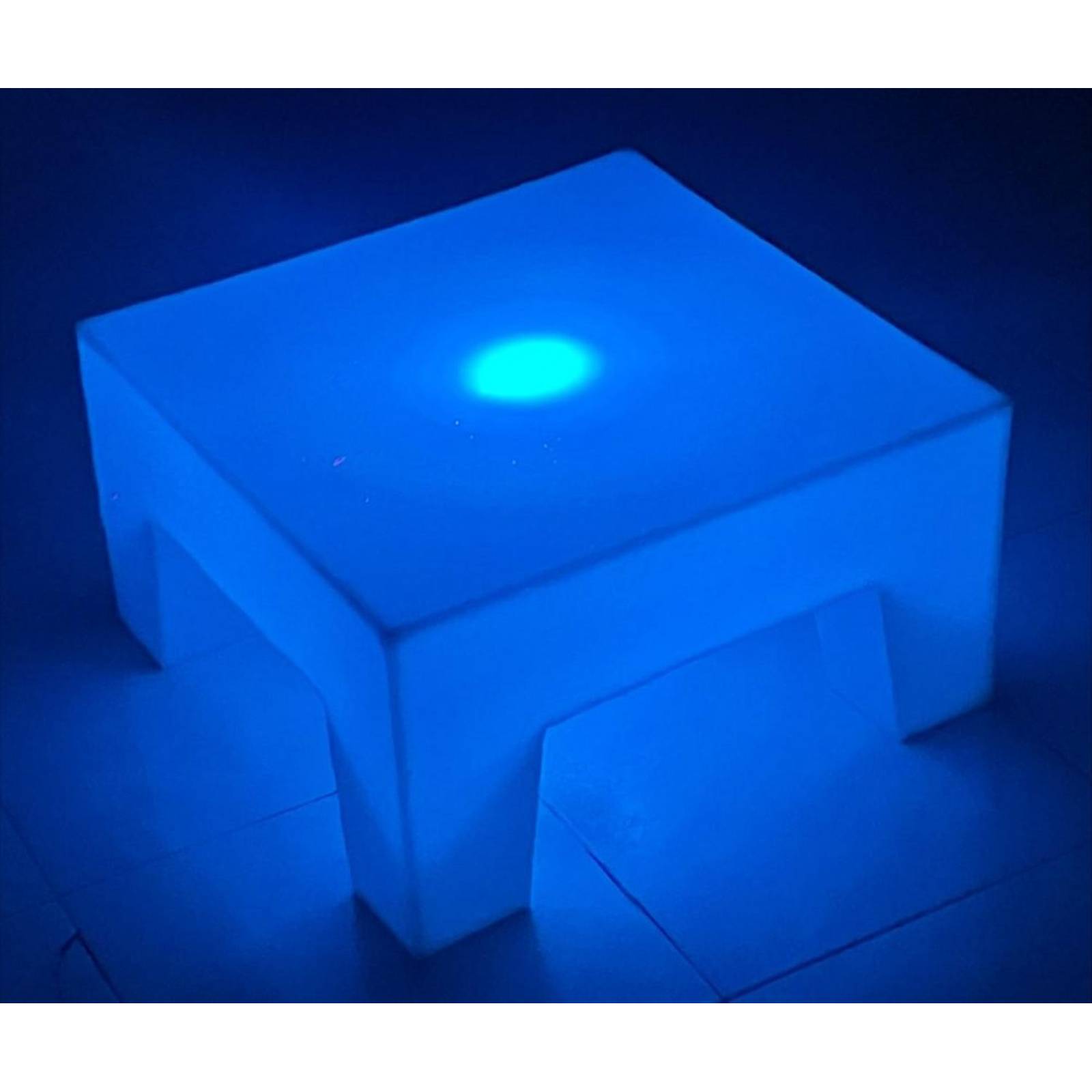 Mesa U Mini Iluminada Sala Lounge Neonmania