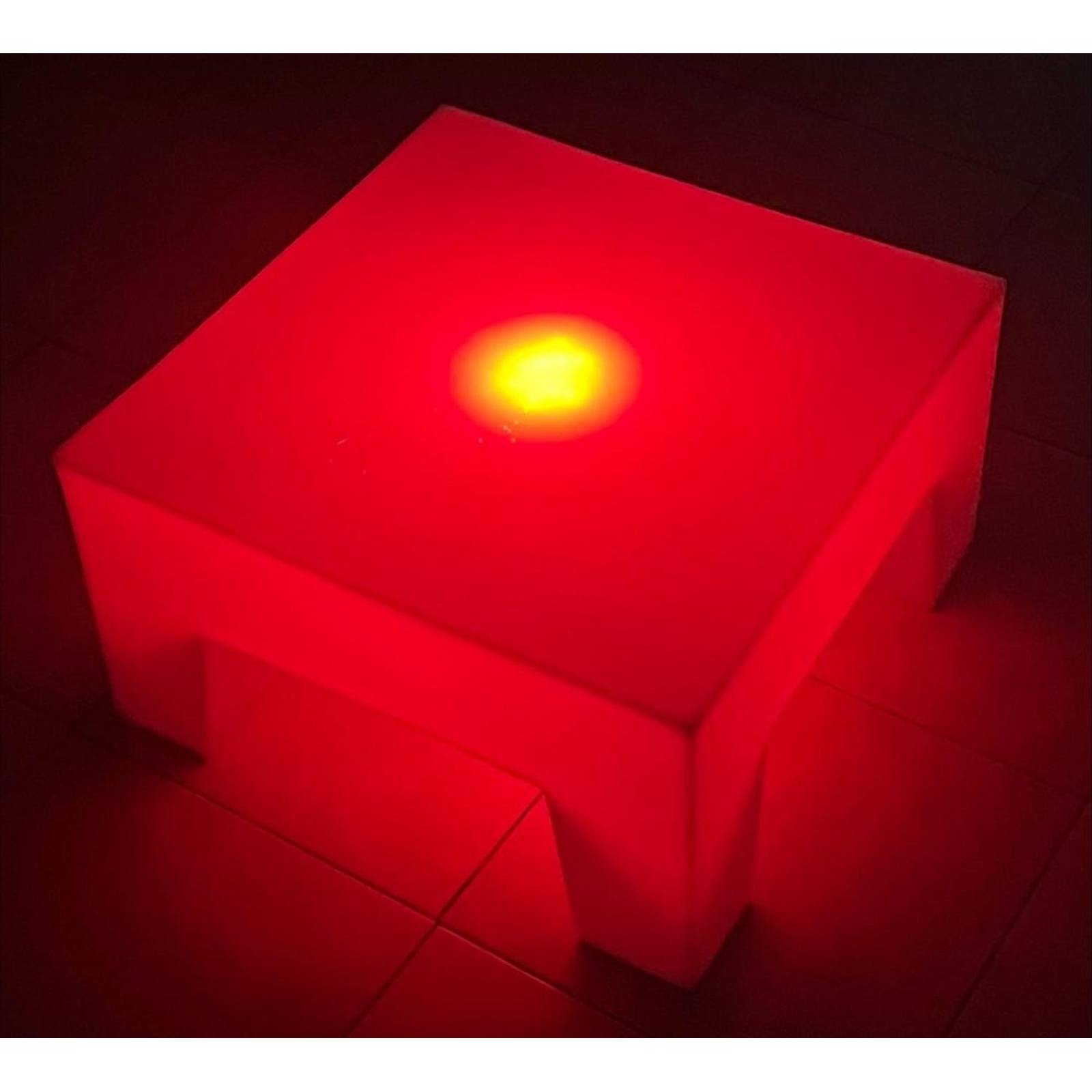 Mesa U Mini Iluminada Sala Lounge Neonmania