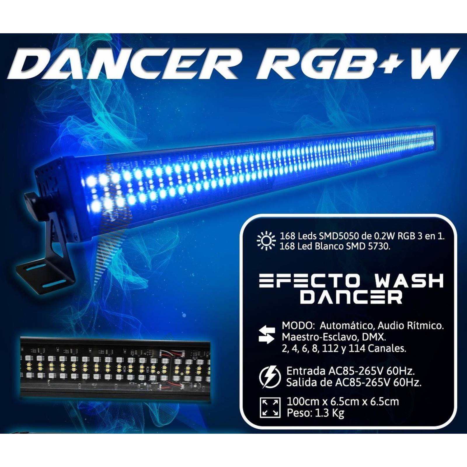 Barra Led Dancer RGB+W Profesional