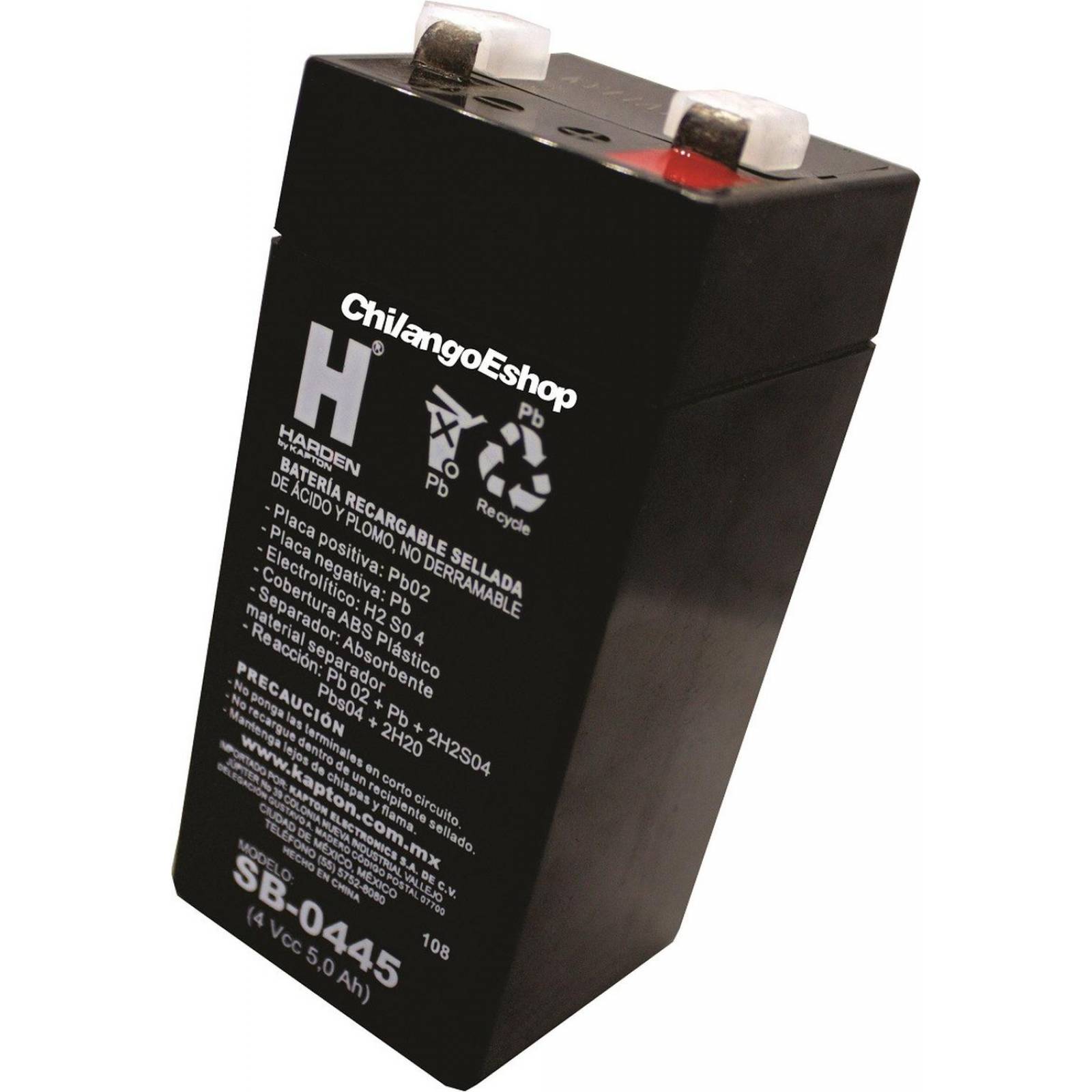 BATERÍA SELLADA ACIDO PLOMO DE 4V A 4.5AH 