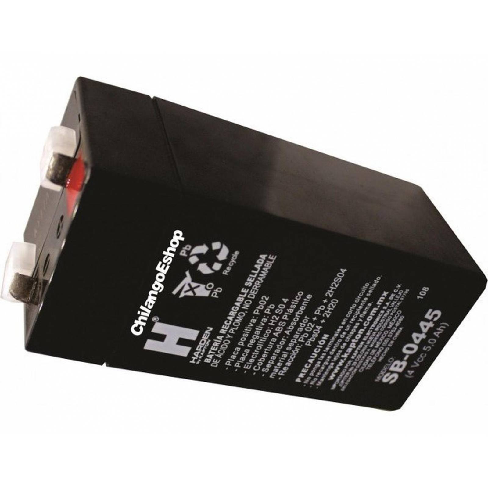 BATERÍA SELLADA ACIDO PLOMO DE 4V A 4.5AH 