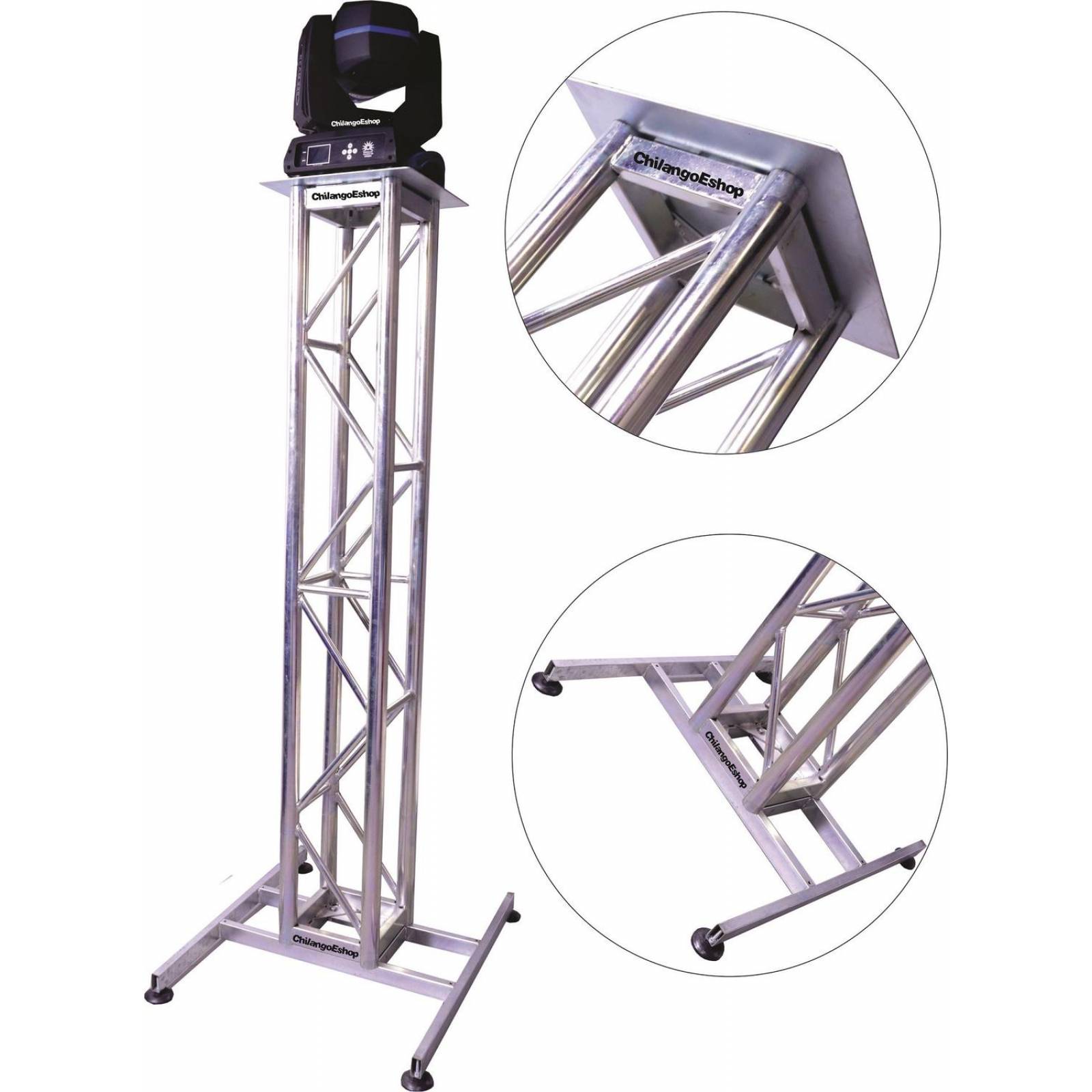 Poste Truss 30x30 Estructura Para Iluminacion 2 Metros 