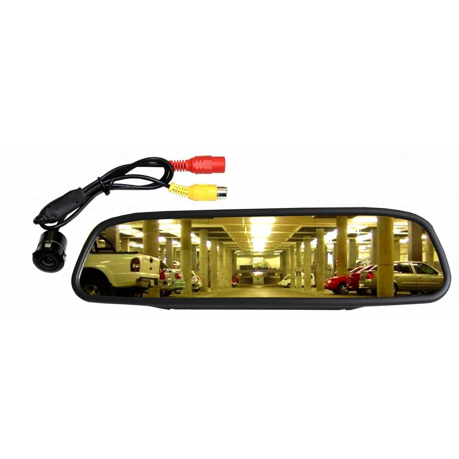 ESPEJO RETROVISOR PANTALLA 3" + CAMARA REVERSA 