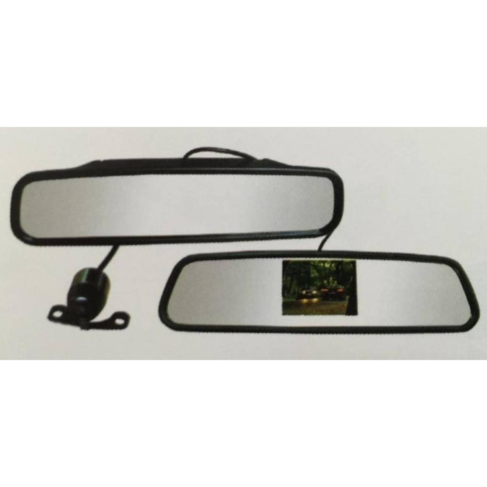 ESPEJO RETROVISOR PANTALLA 3" + CAMARA REVERSA 