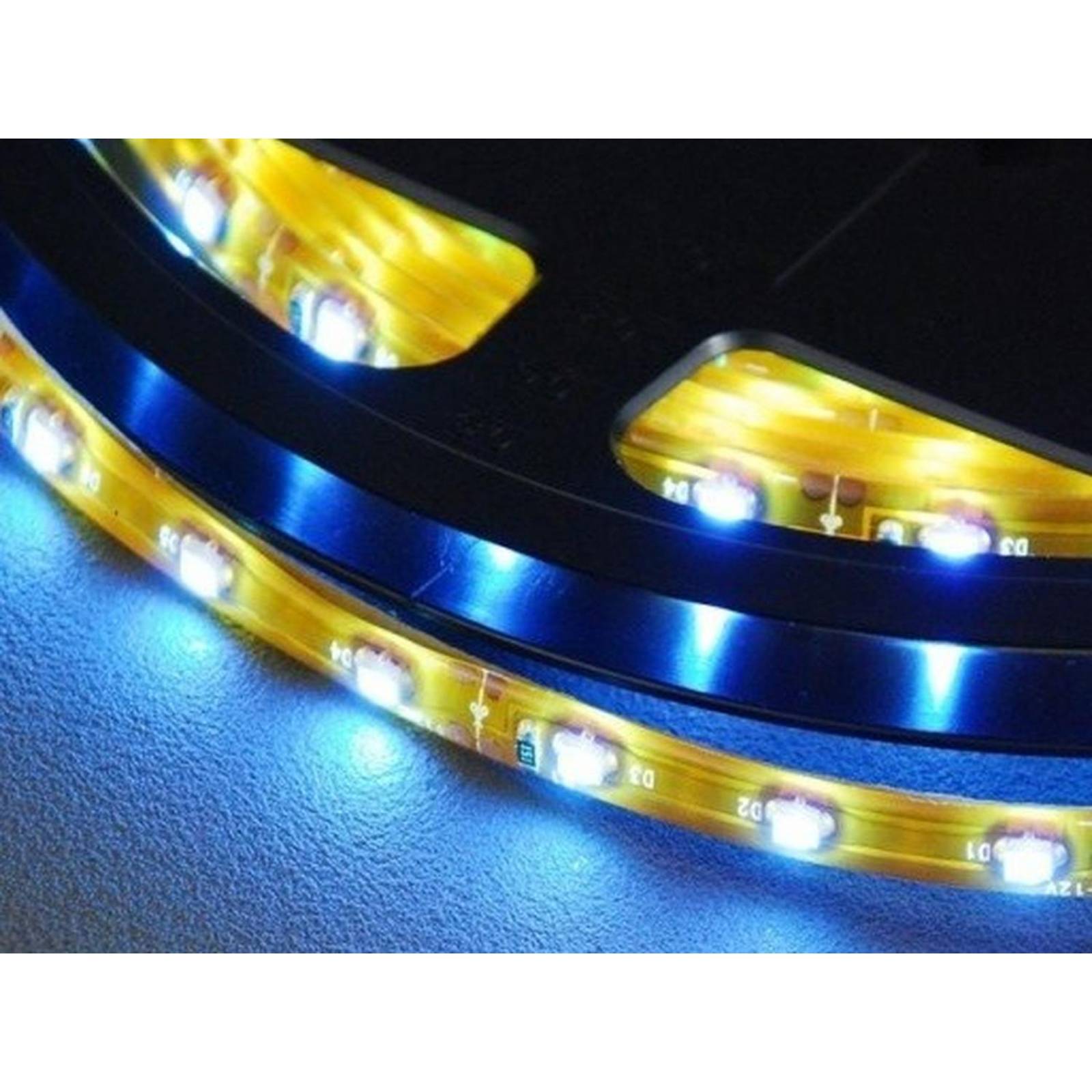 ROLLO TIRA LED 5050 BLANCO FRIO 5 METROS 300 LED EXTERIOR 