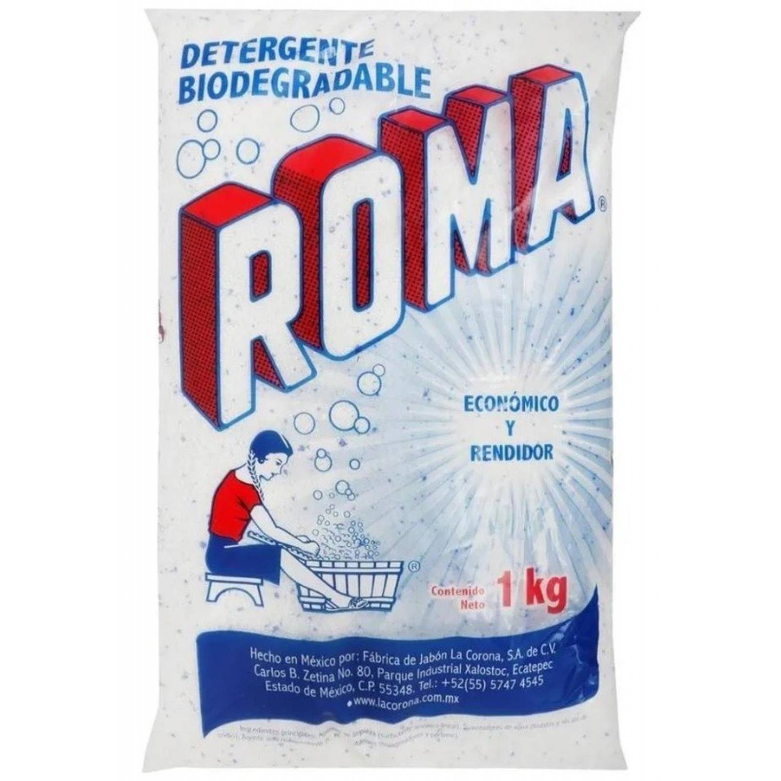 DETERGENTE POLVO MULTIUSOS ROMA 1 KG 