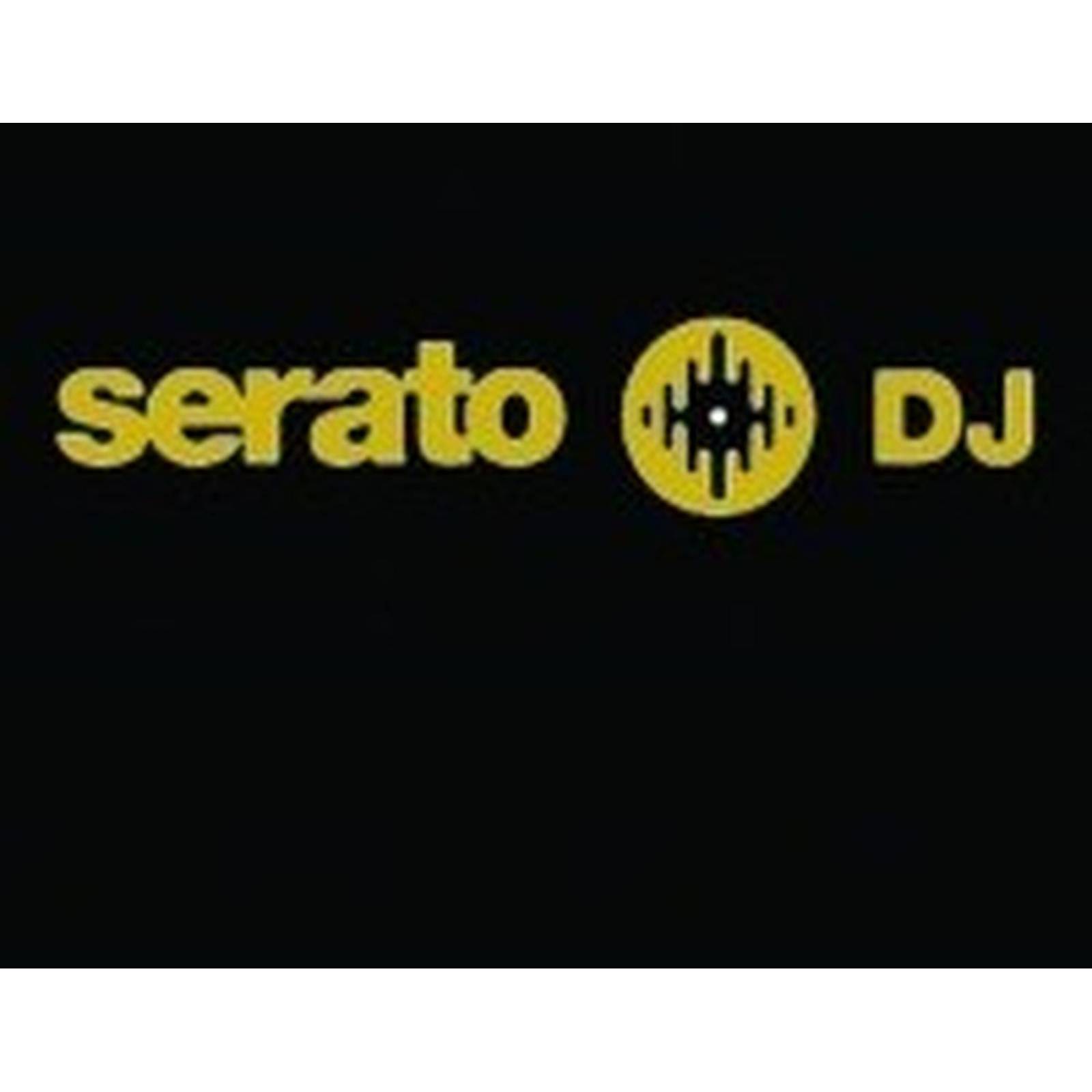 PLAYERA negra manga corta DJ seratodj dorado 