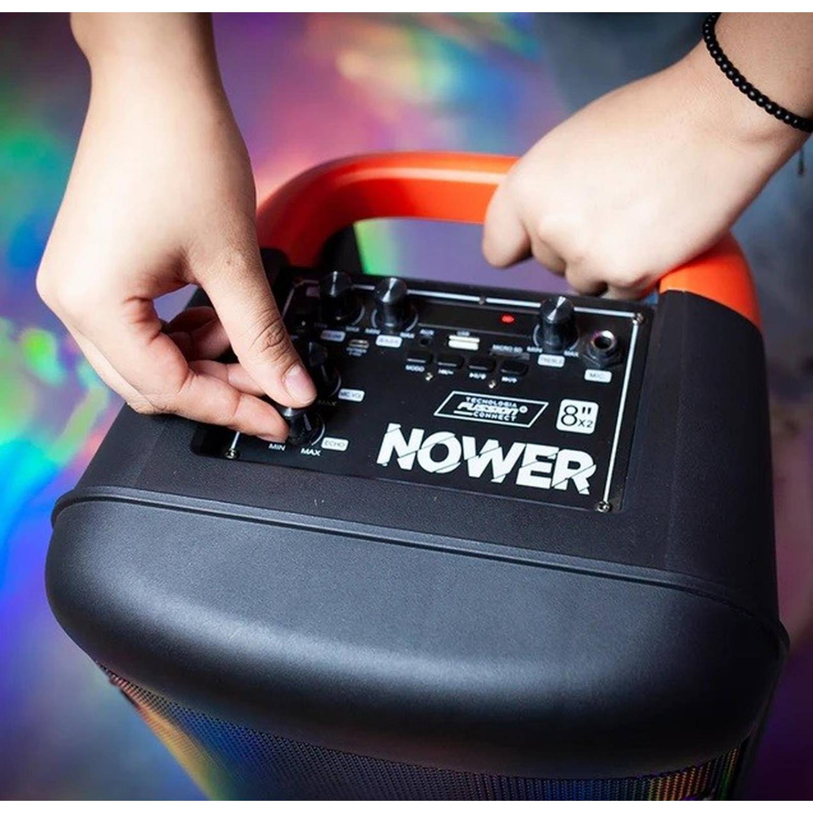 Bafle Amplificado Nower Con Reproductor Digital 