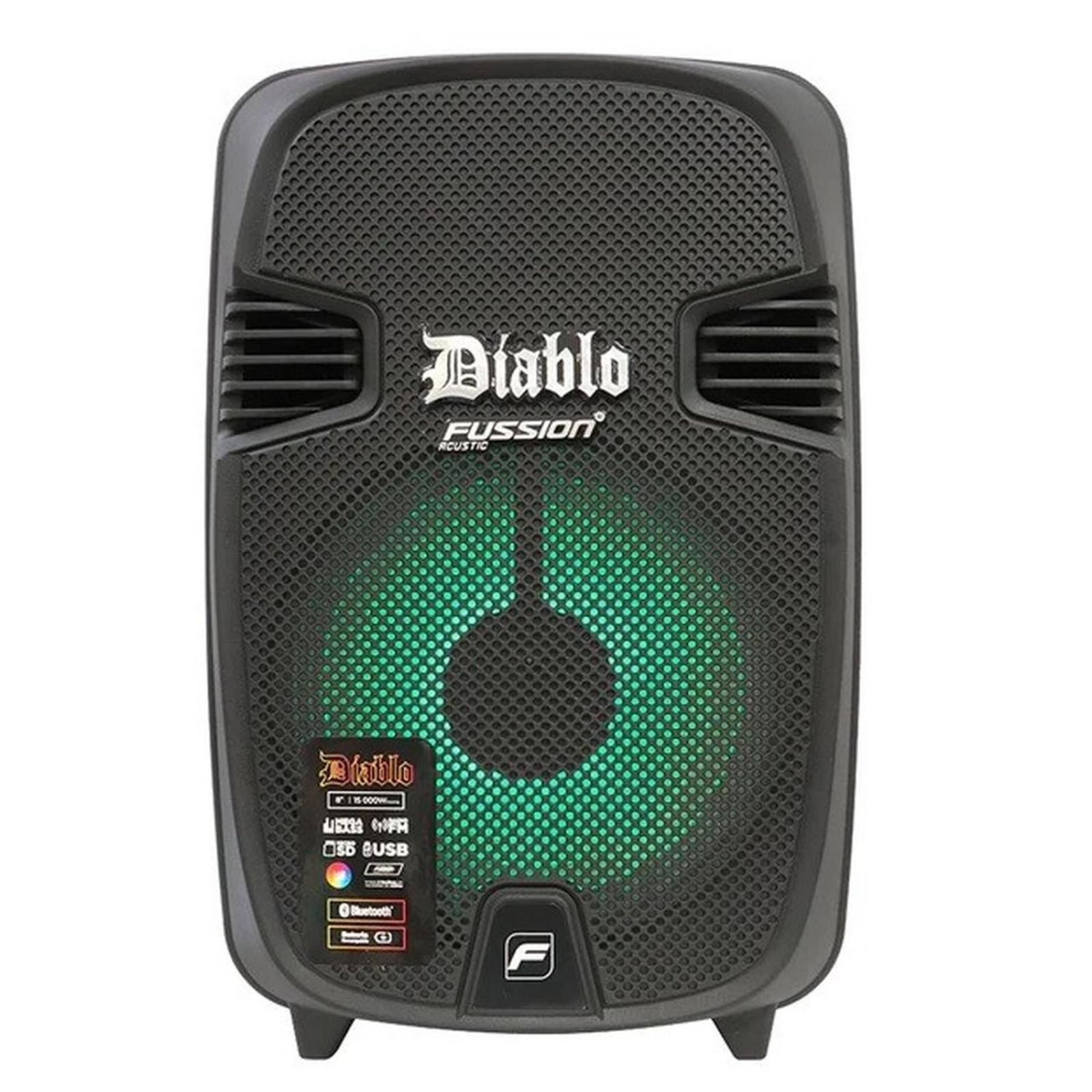 Bafle Amplificado 8 Pulg Recargable Usb Sd Bluetooth DIABLO PBS-8030 