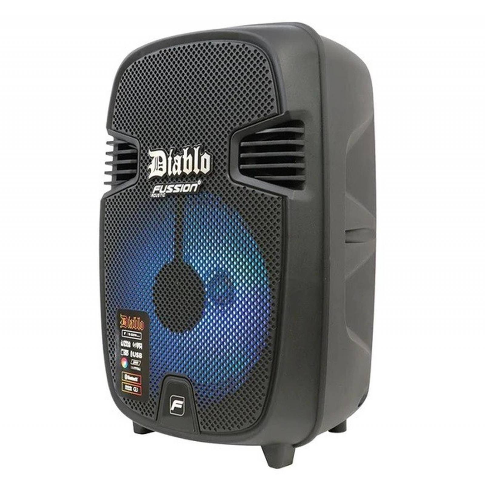 Bafle Amplificado 8 Pulg Recargable Usb Sd Bluetooth DIABLO PBS-8030 