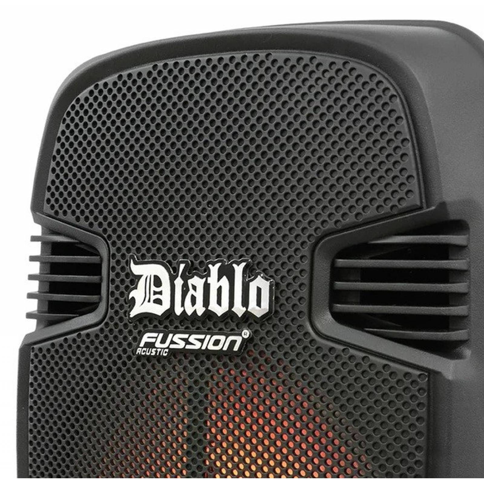 Bafle Amplificado 8 Pulg Recargable Usb Sd Bluetooth DIABLO PBS-8030 