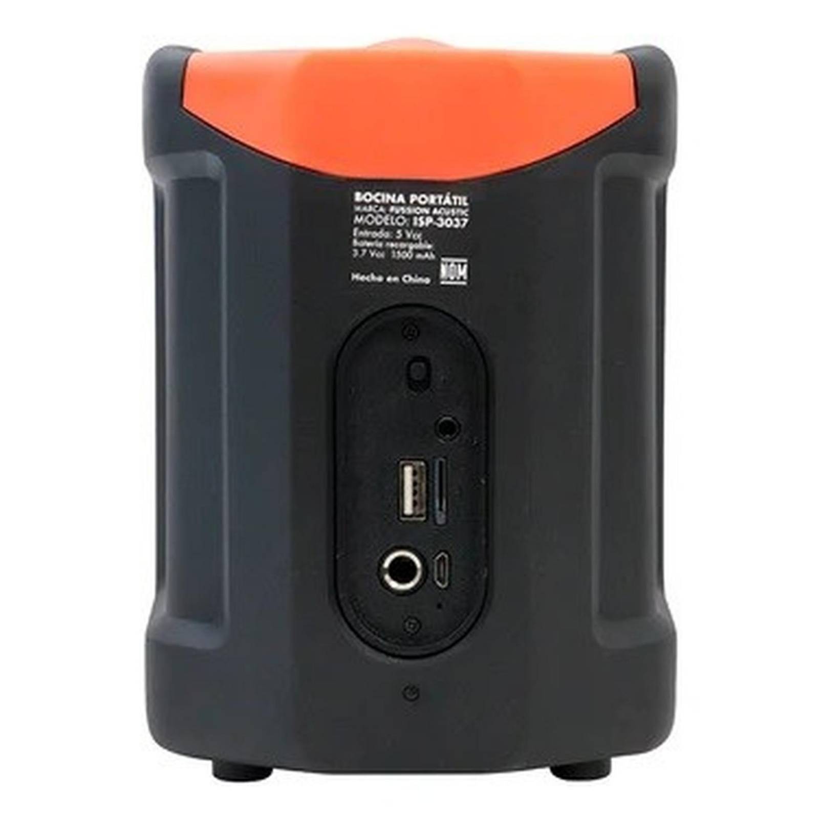 Bocina bafle 3 pulgadas ZUNYN ISP-3037 bluetooth usb microsd fm auxiliar