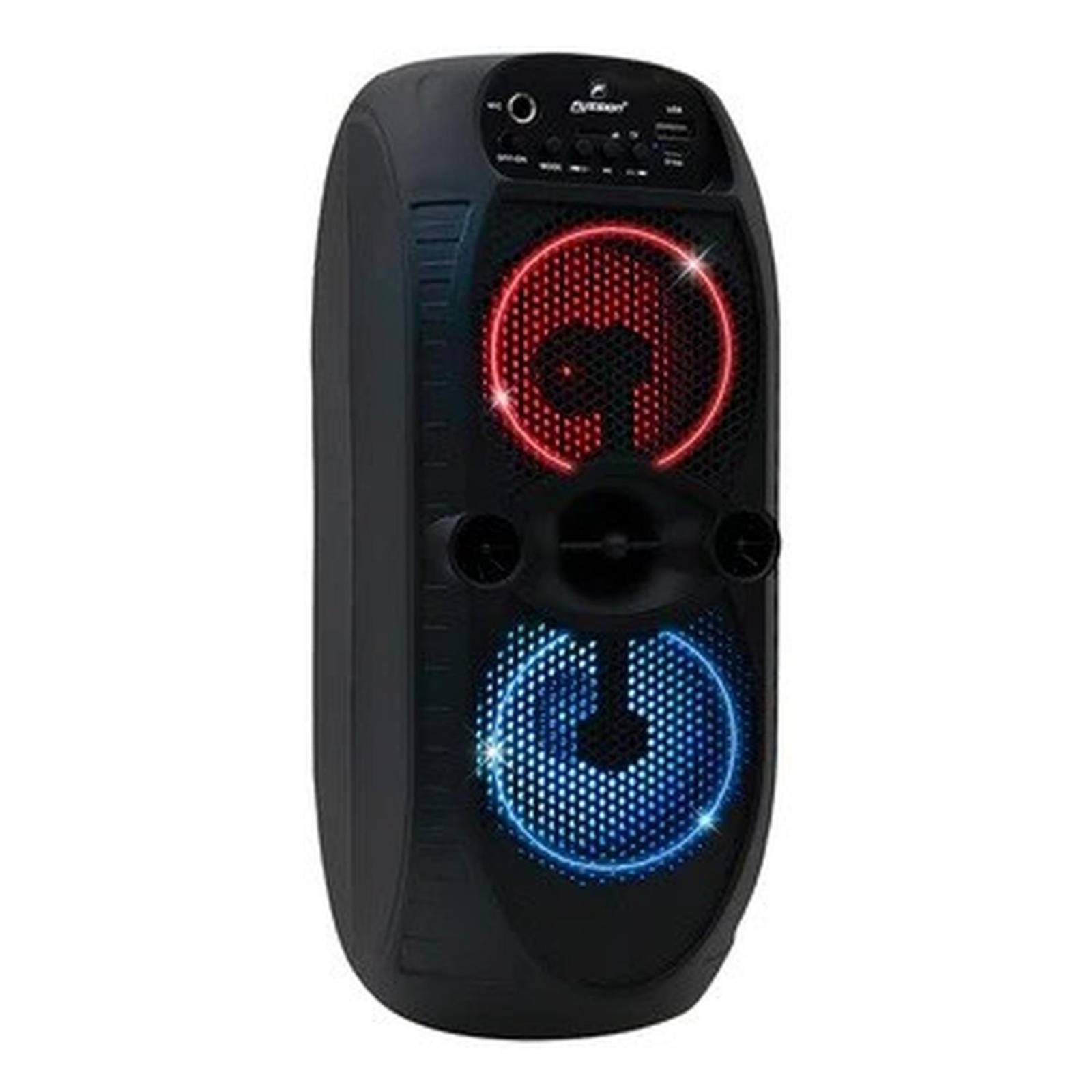 Bocina bafle portatil 2x4 pulgadas ISP-24002 bluetooth usb microsd fm auxiliar 