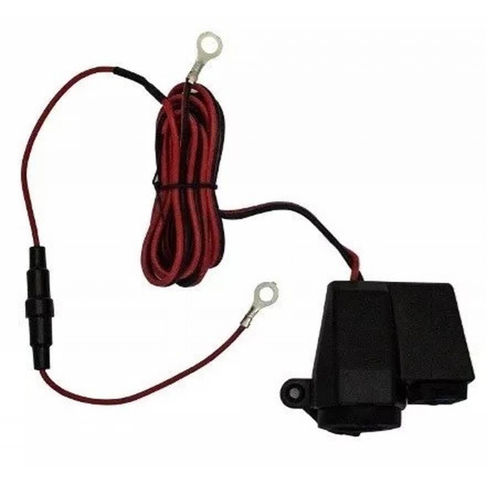 cargador USB para motocicleta toma corriente 12v 1mah 