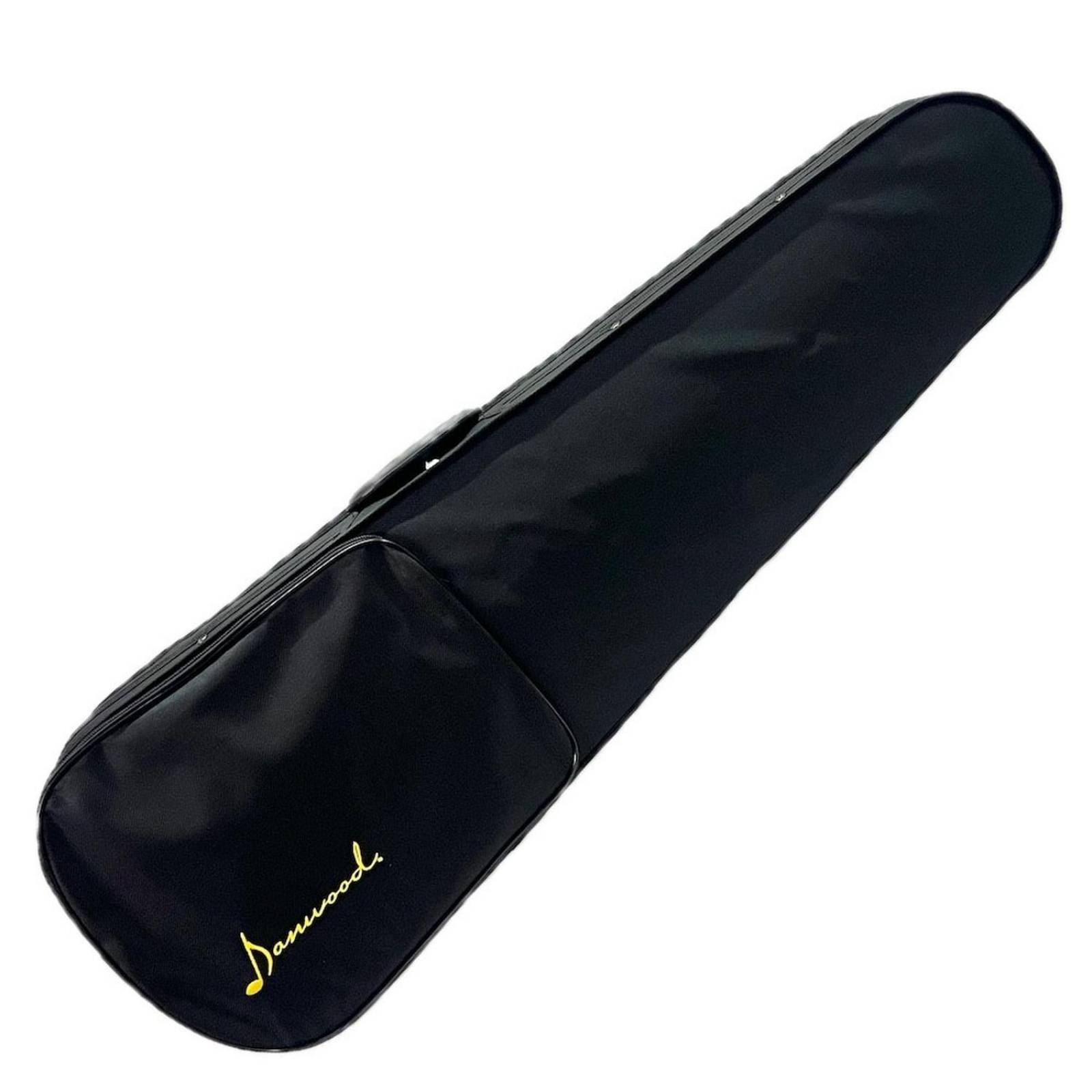 Violin 4/4 Negro acustico de madera con estuche 