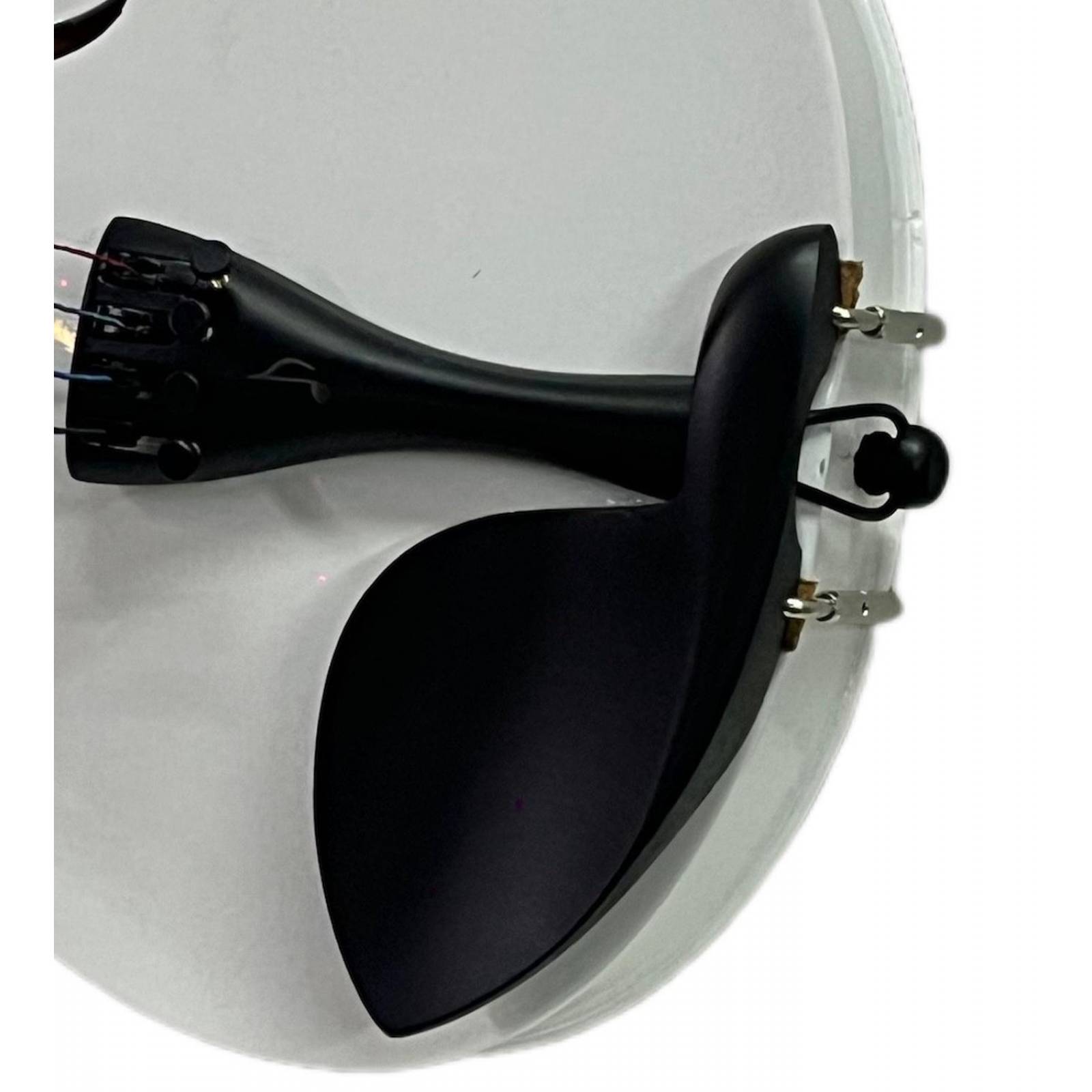 Violin 4/4 acustico Blanco de madera con estuche