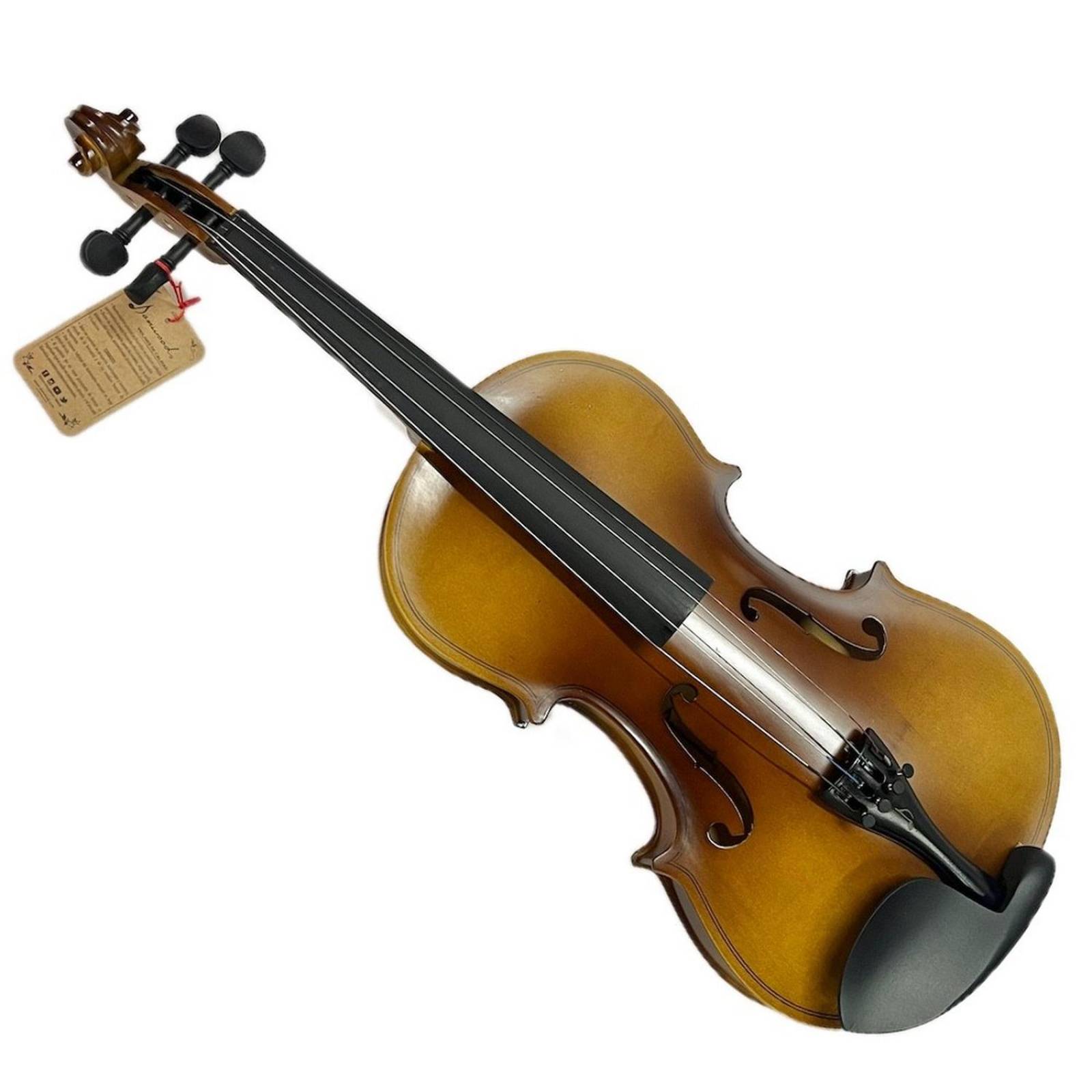 Violin 4/4 Natural acustico de madera con bolsa de transportacion 