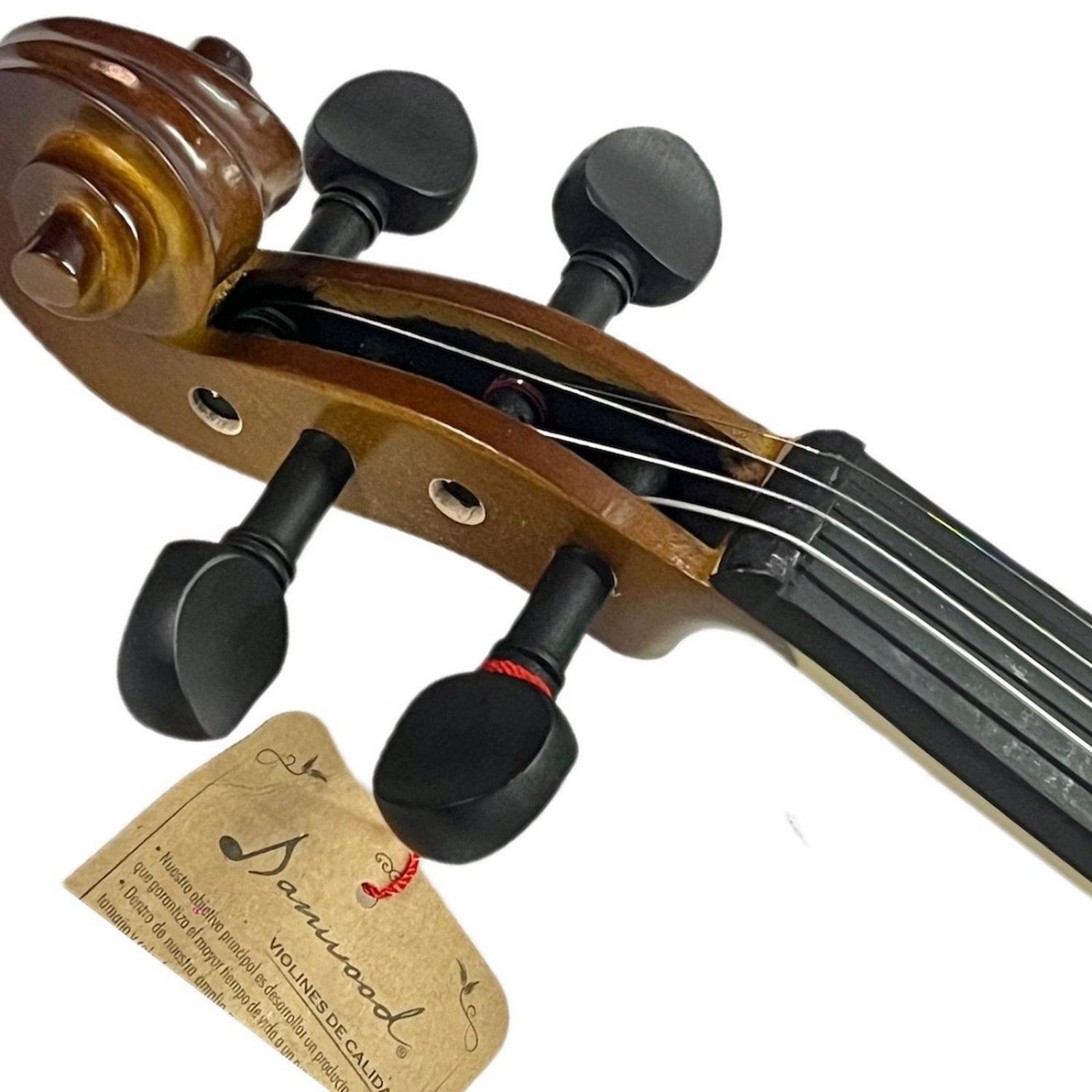 Violin 4/4 Natural acustico de madera con bolsa de transportacion 