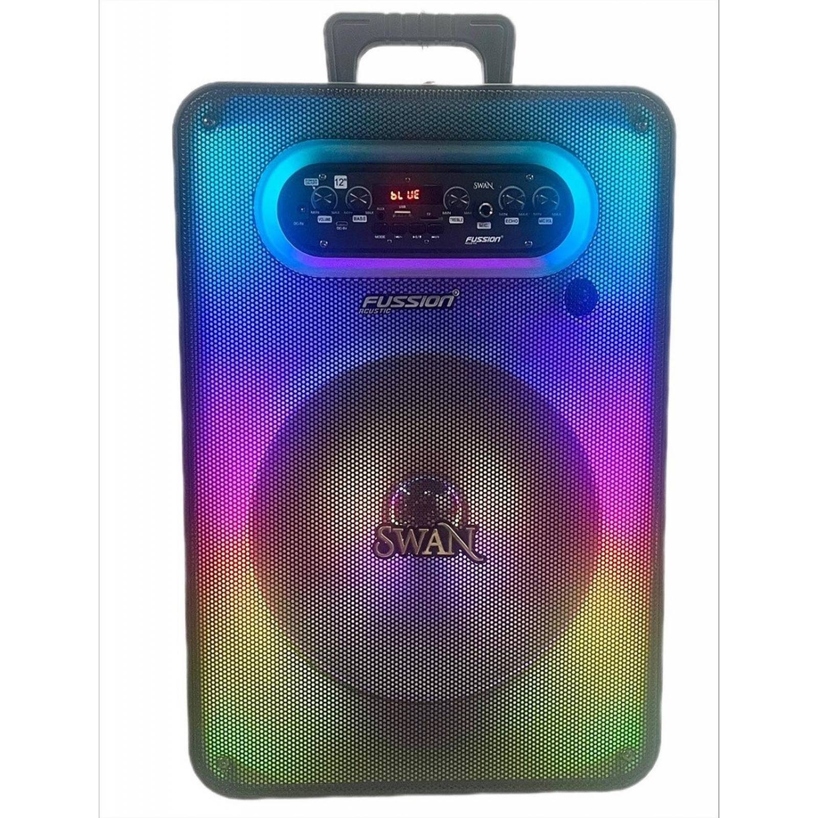 Bafle Amplificado 12 Pulg Recargable Usb Sd Bluetooth Pbs-12SWAN 