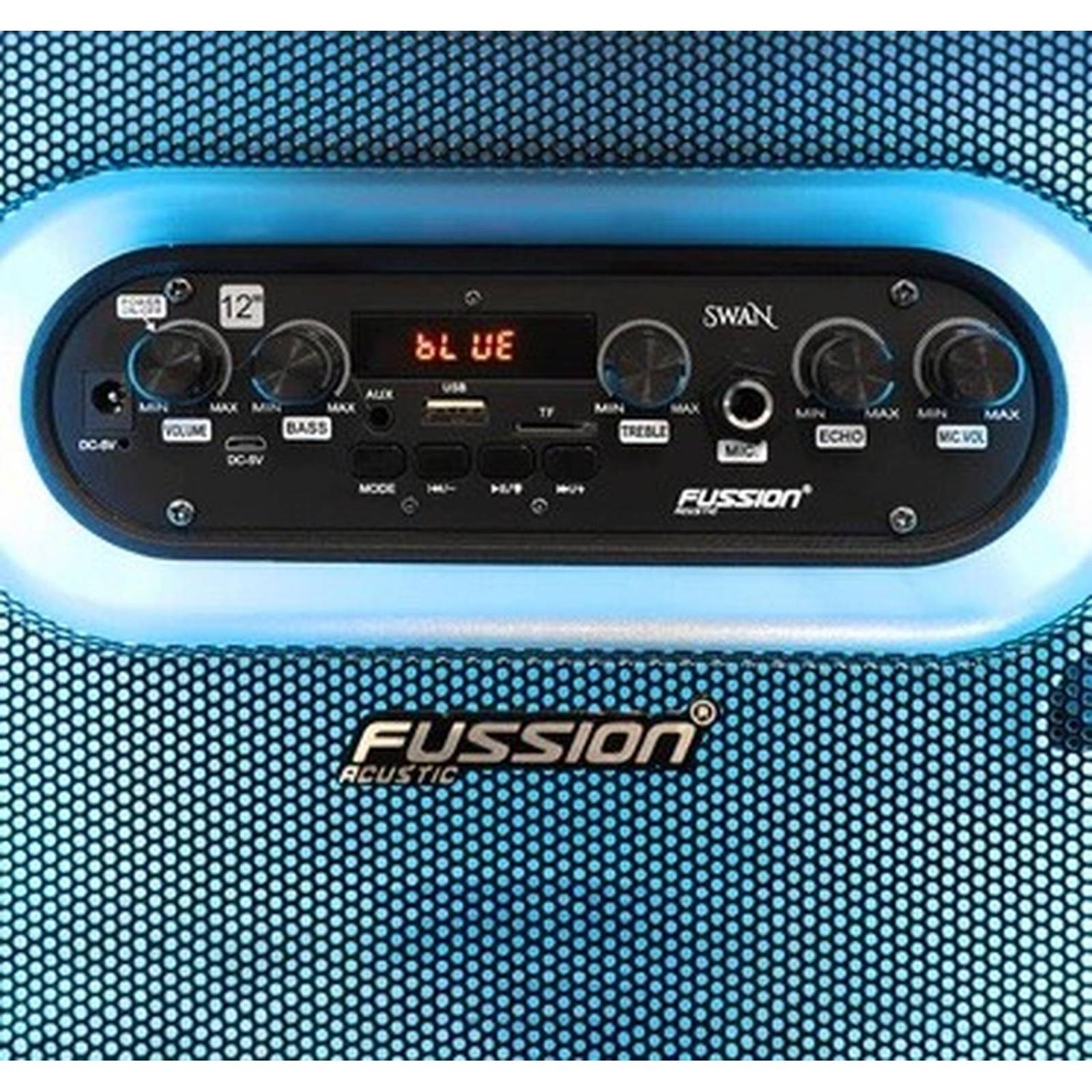 Bafle Amplificado 12 Pulg Recargable Usb Sd Bluetooth Pbs-12SWAN 