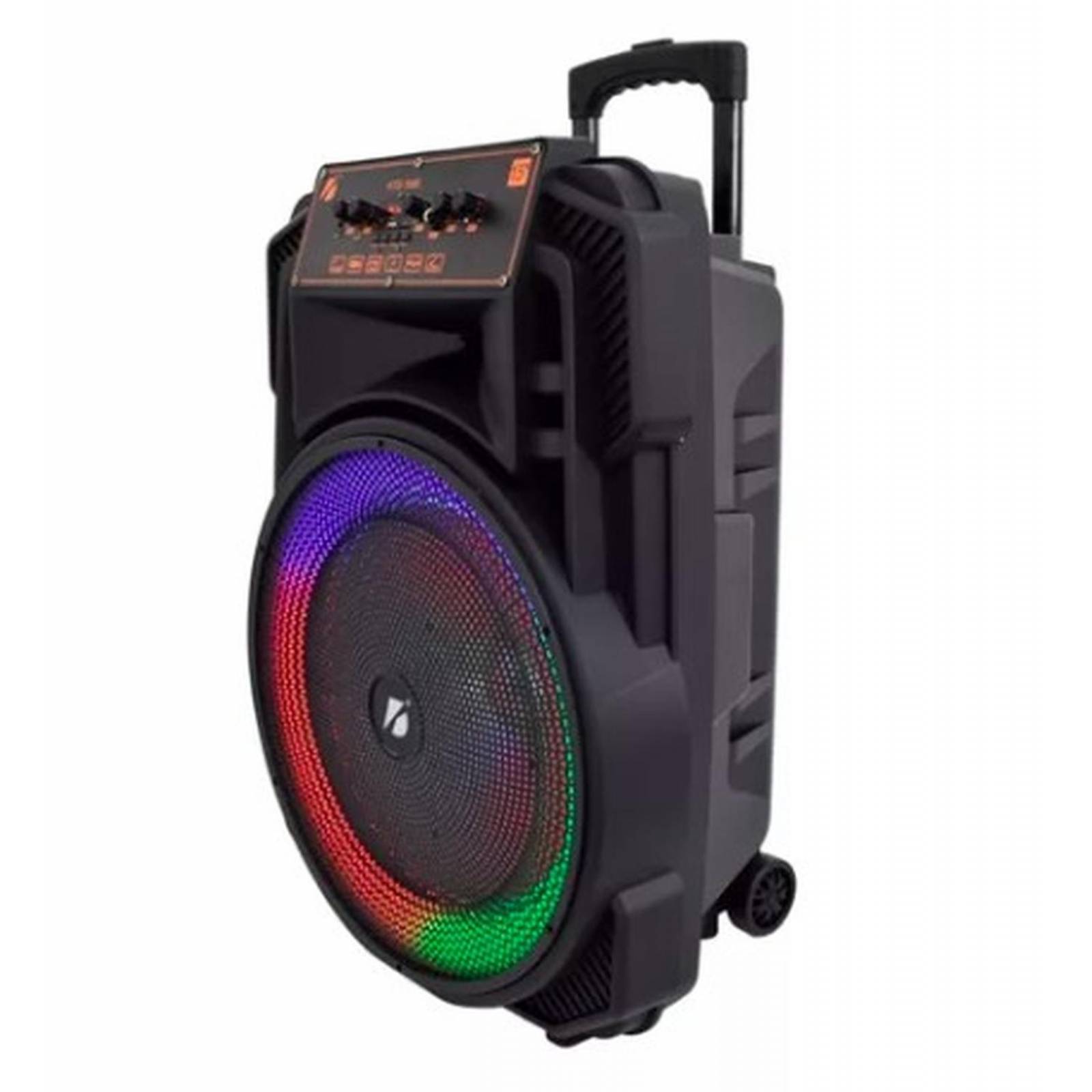 Bocina Bafle 15 PuLG Amplificada Recargable Bluetooth Aux Fm Kts-1666 