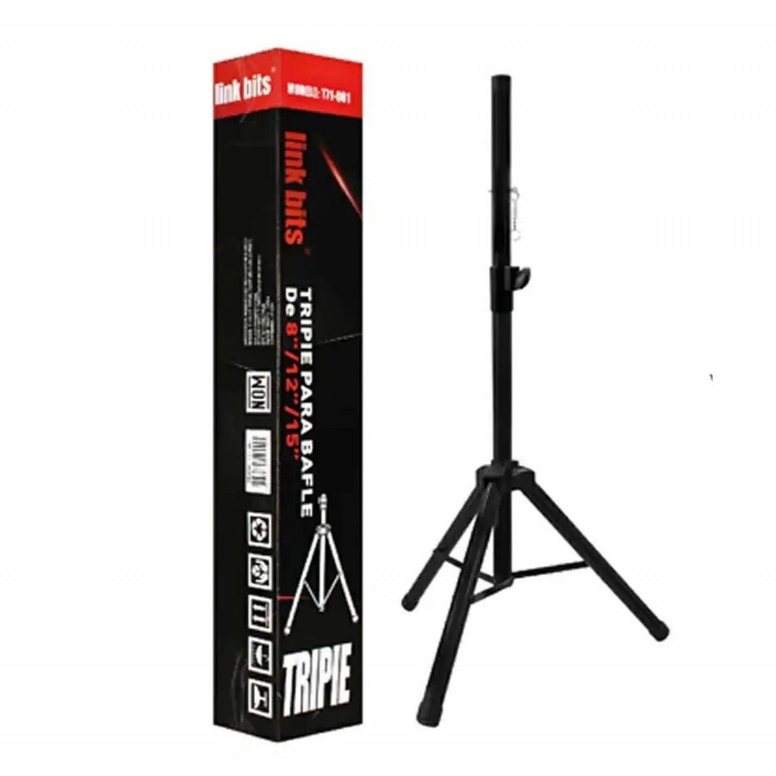 Tripie Negro Metalico Pedestal Para Bafle Bocina 12 Y 15 pulgadas 