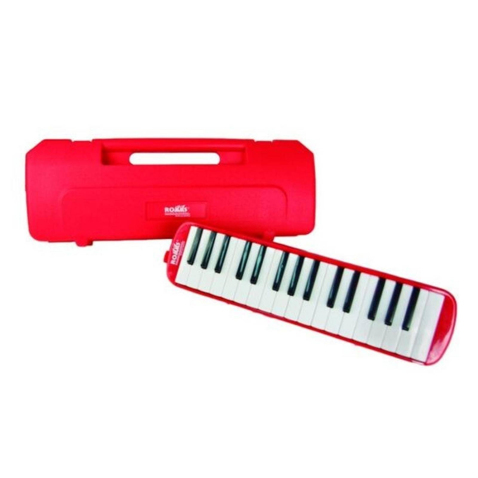 Melodica ROJA de 32 Teclas con notas Estuche rigido 