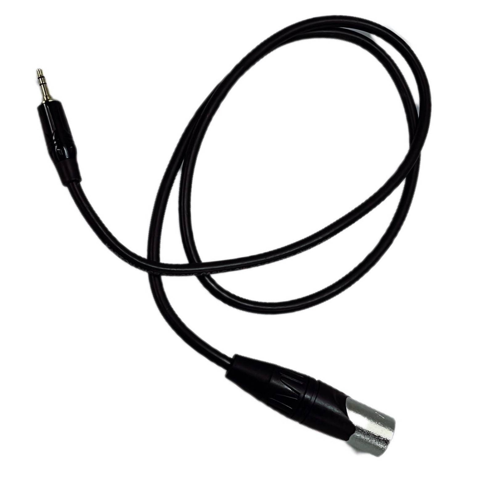 Cable Extension Plug Canon XLR A Plug 3,5mm Estereo 1 Metros 