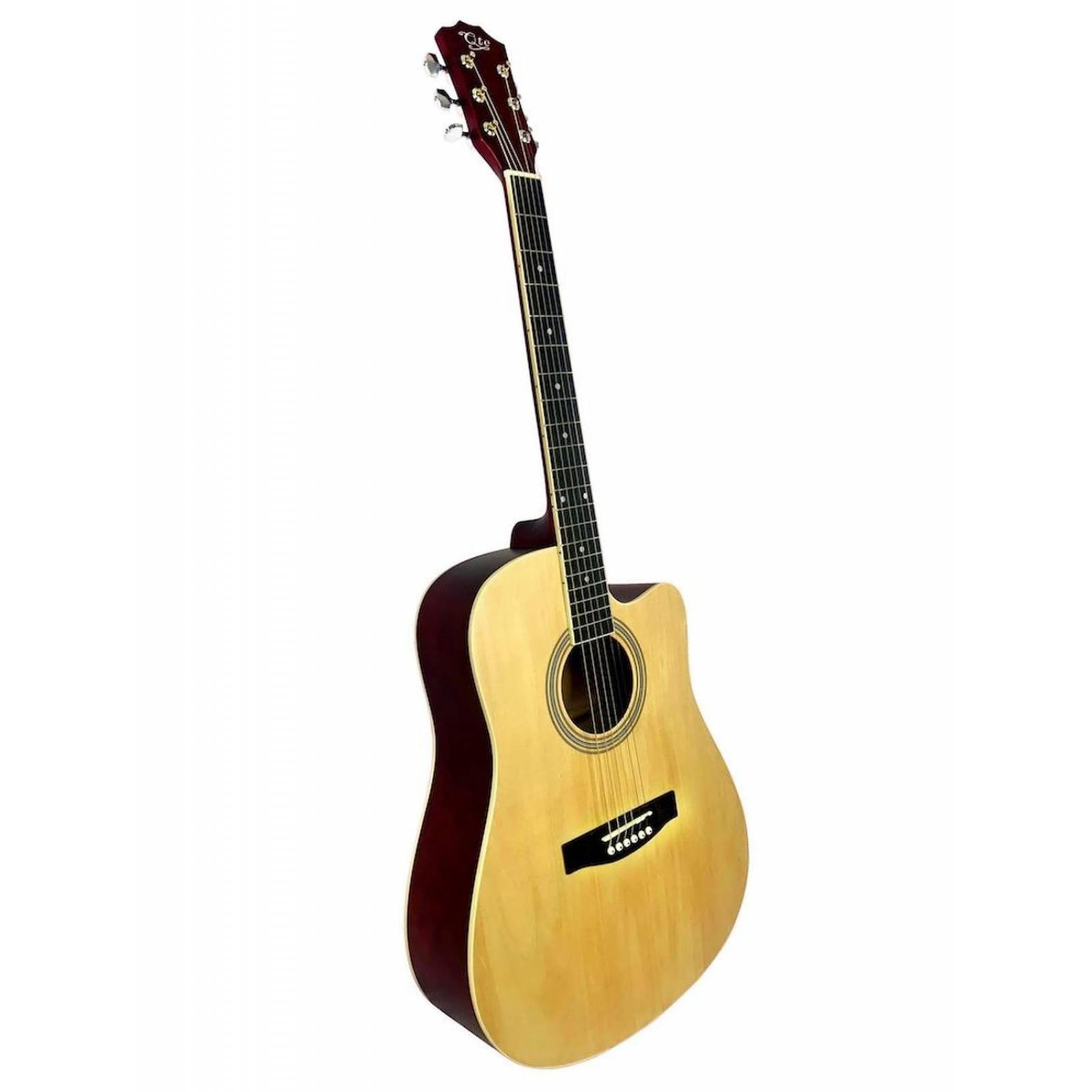 Guitarra Acustica Natural Mate 41" con Alma QTE 
