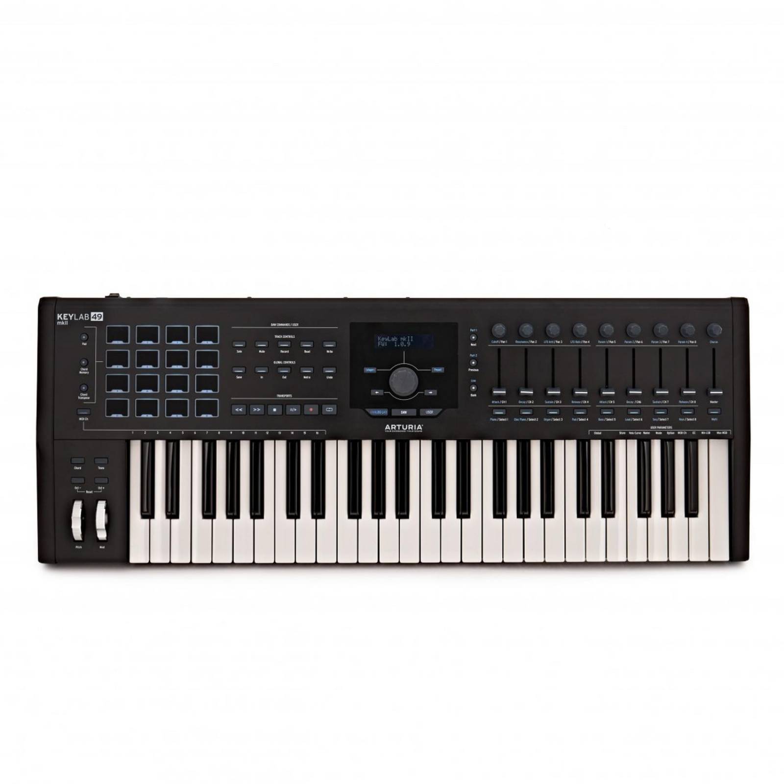 Teclado Controlador MIDI USB Arturia KEYLAB 49 MKII Negro 
