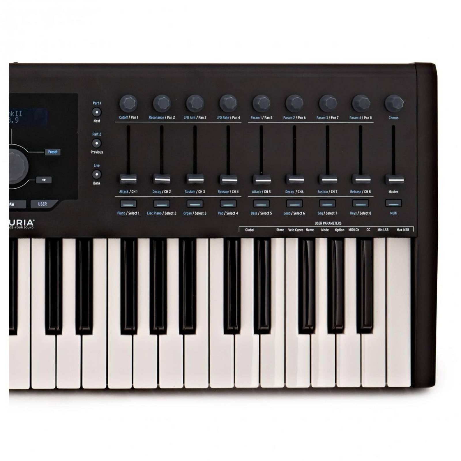 Teclado Controlador MIDI USB Arturia KEYLAB 49 MKII Negro 