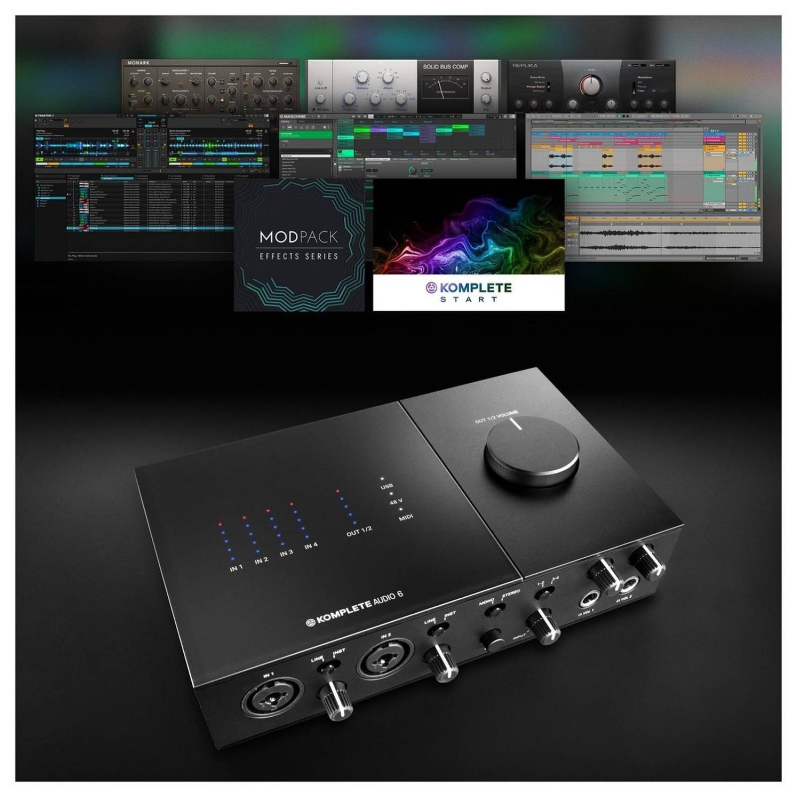 Native Instruments Komplete Audio 6 MK2 USB Audio Interface 