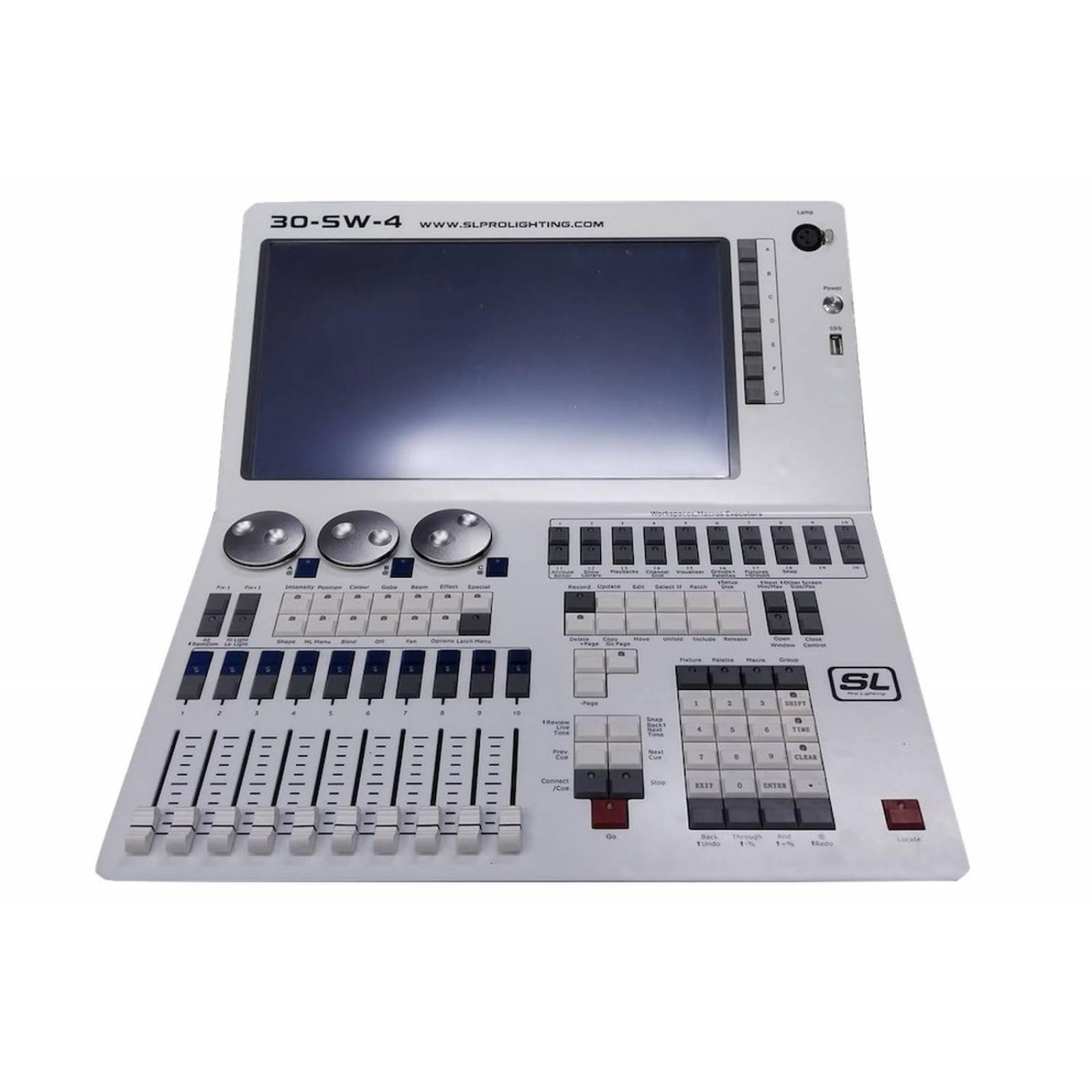 Consola De Iluminacion Digital Dmx Monitor Touch QUARTZ 30-SW-4